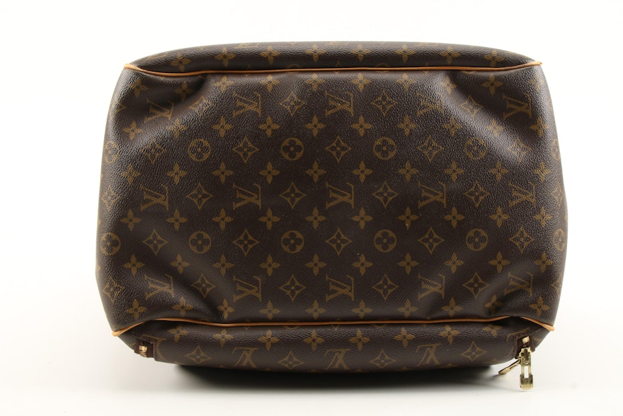 Louis Vuitton Carry It Monogram Canvas Shoulder Bag Brown