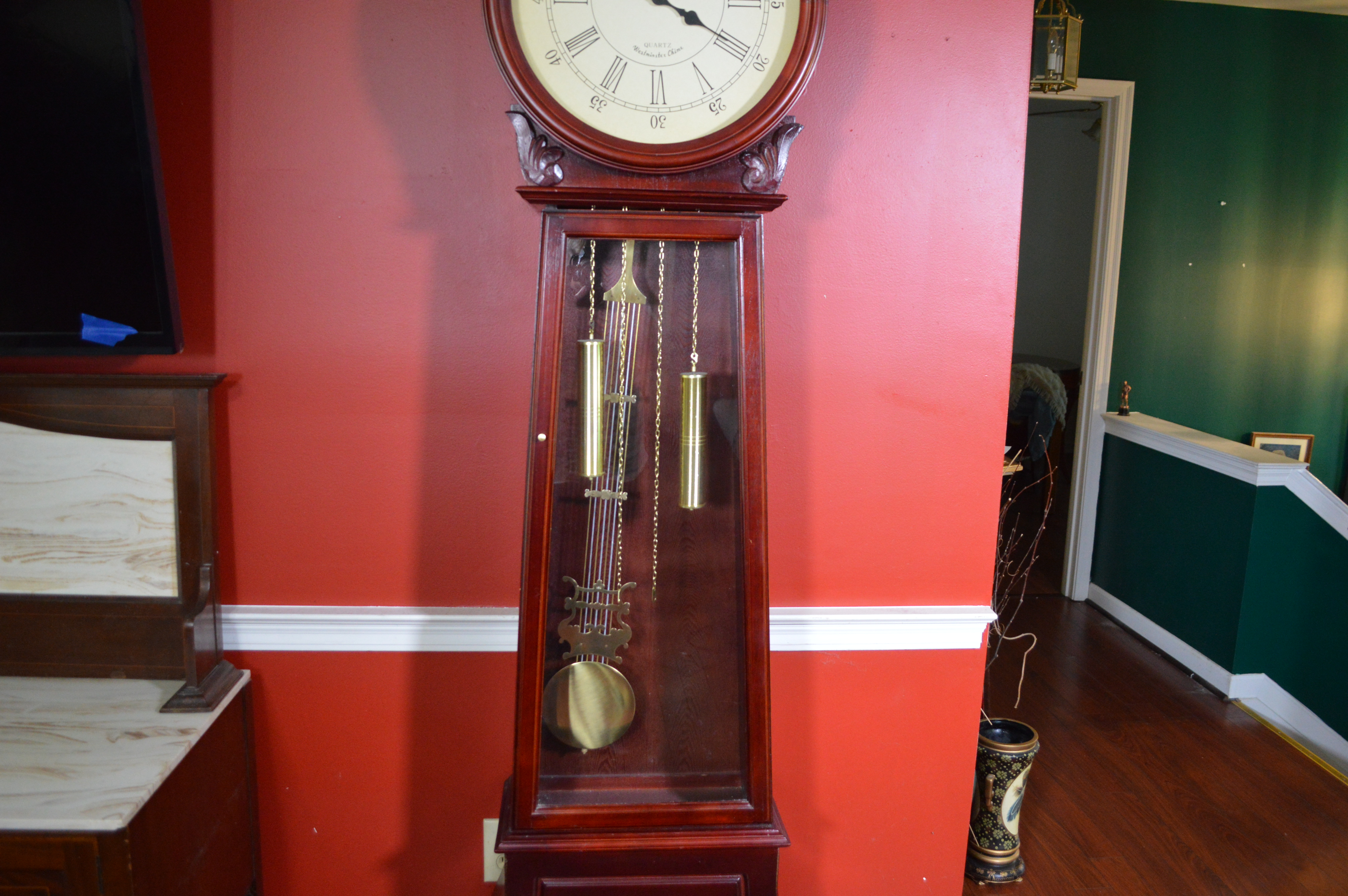 Daniel Dakota Westminster Chime Grandfather Clock EBTH