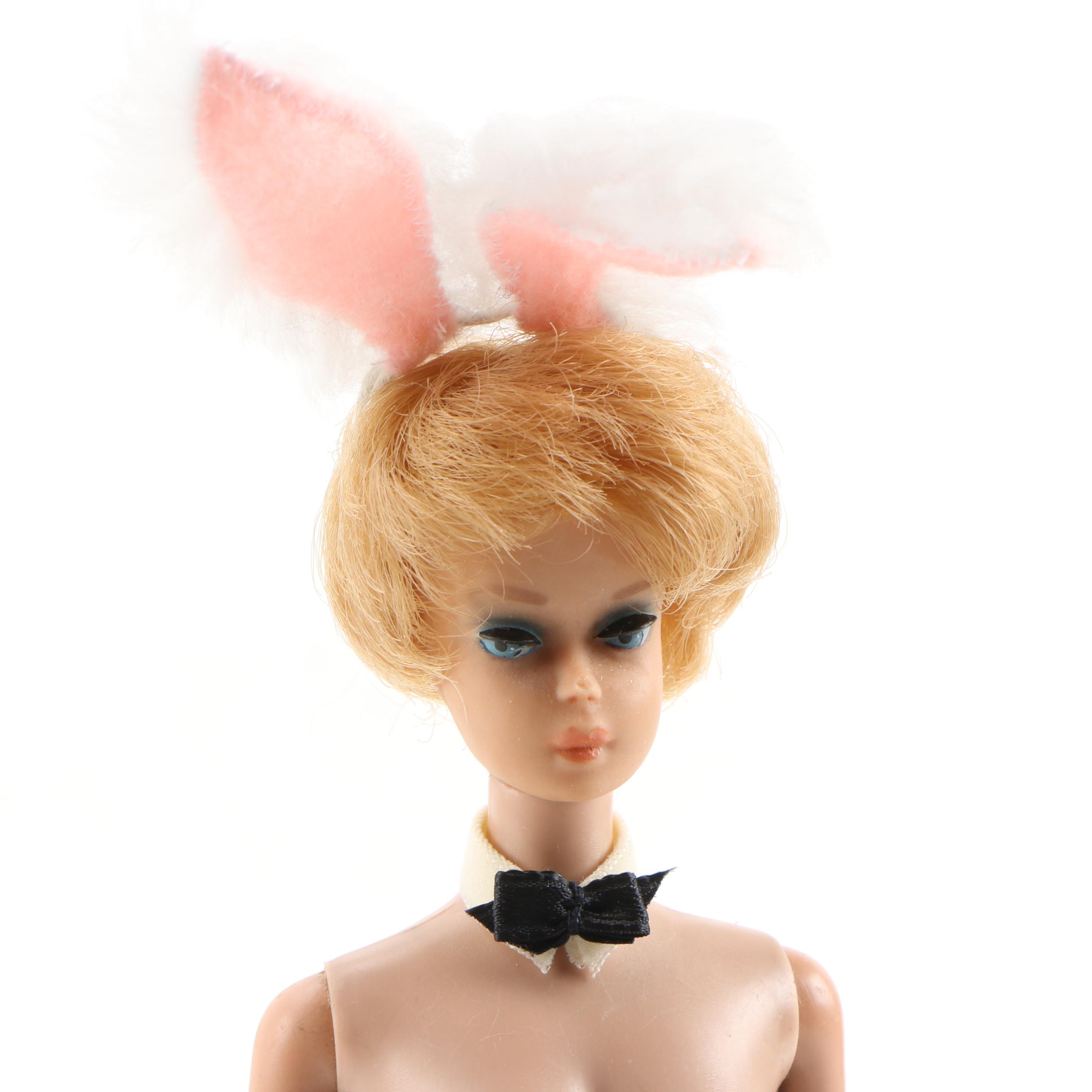 Bubble Cut Barbie Doll Dressed as Playboy Bunny, 1960s EBTH