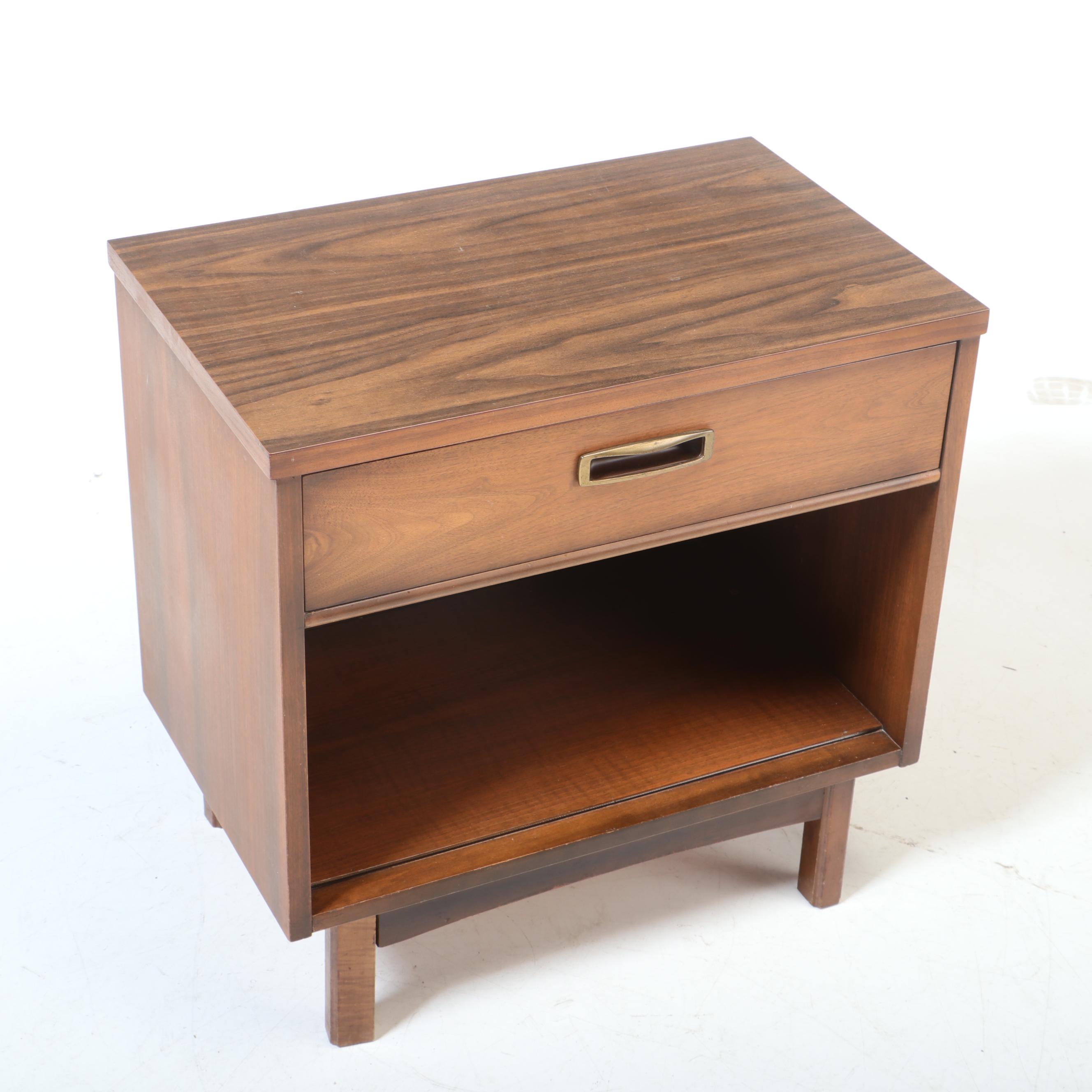 Mid Century Modern Walnut Nightstand EBTH