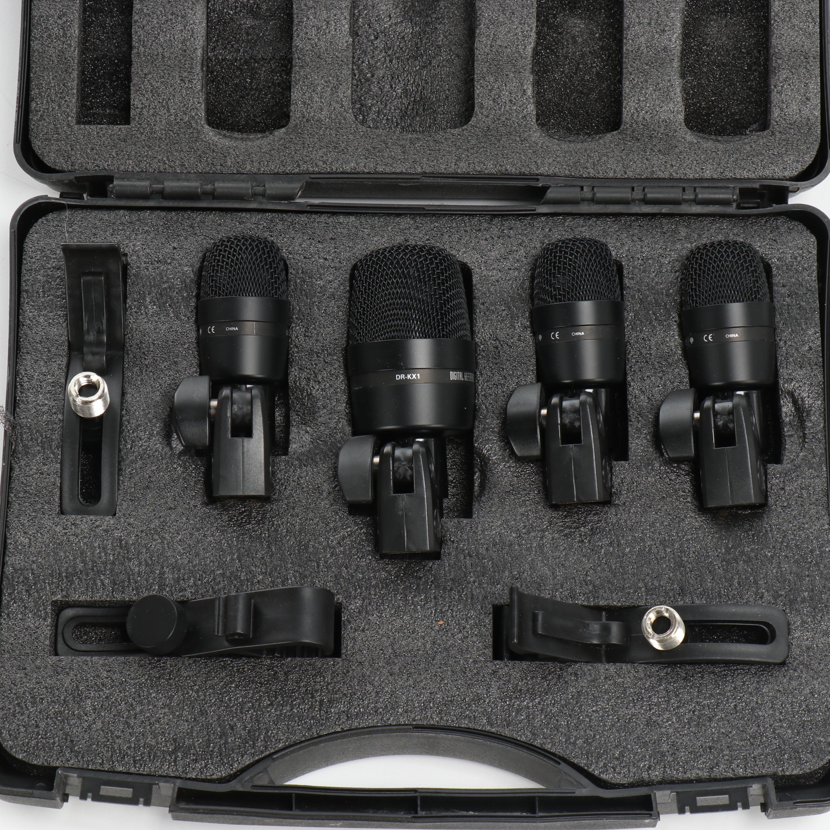 Digital Reference Microphone Heads and Samson Headset with Receiver in