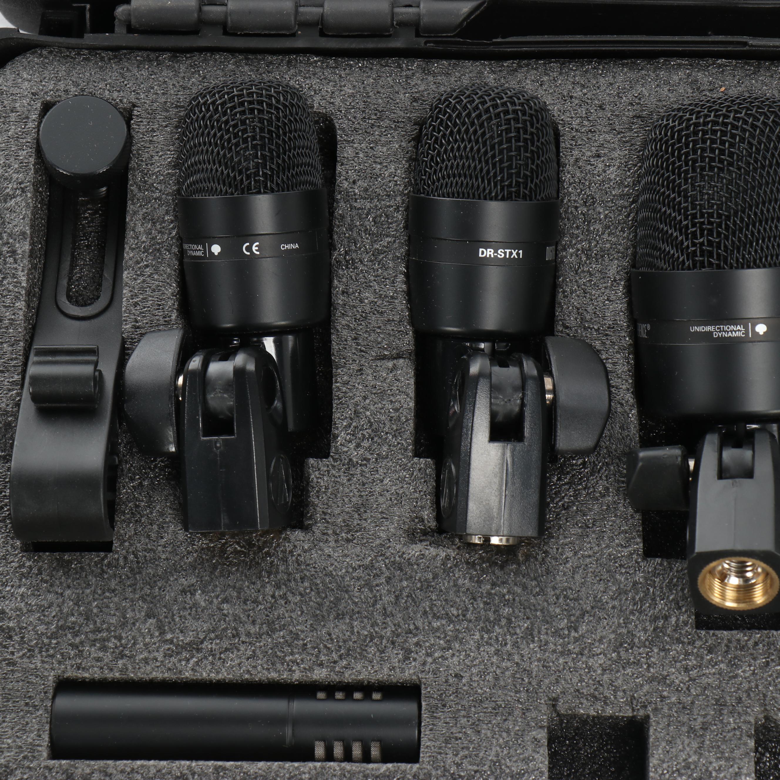 Digital Reference Microphone Heads and Samson Headset with Receiver in