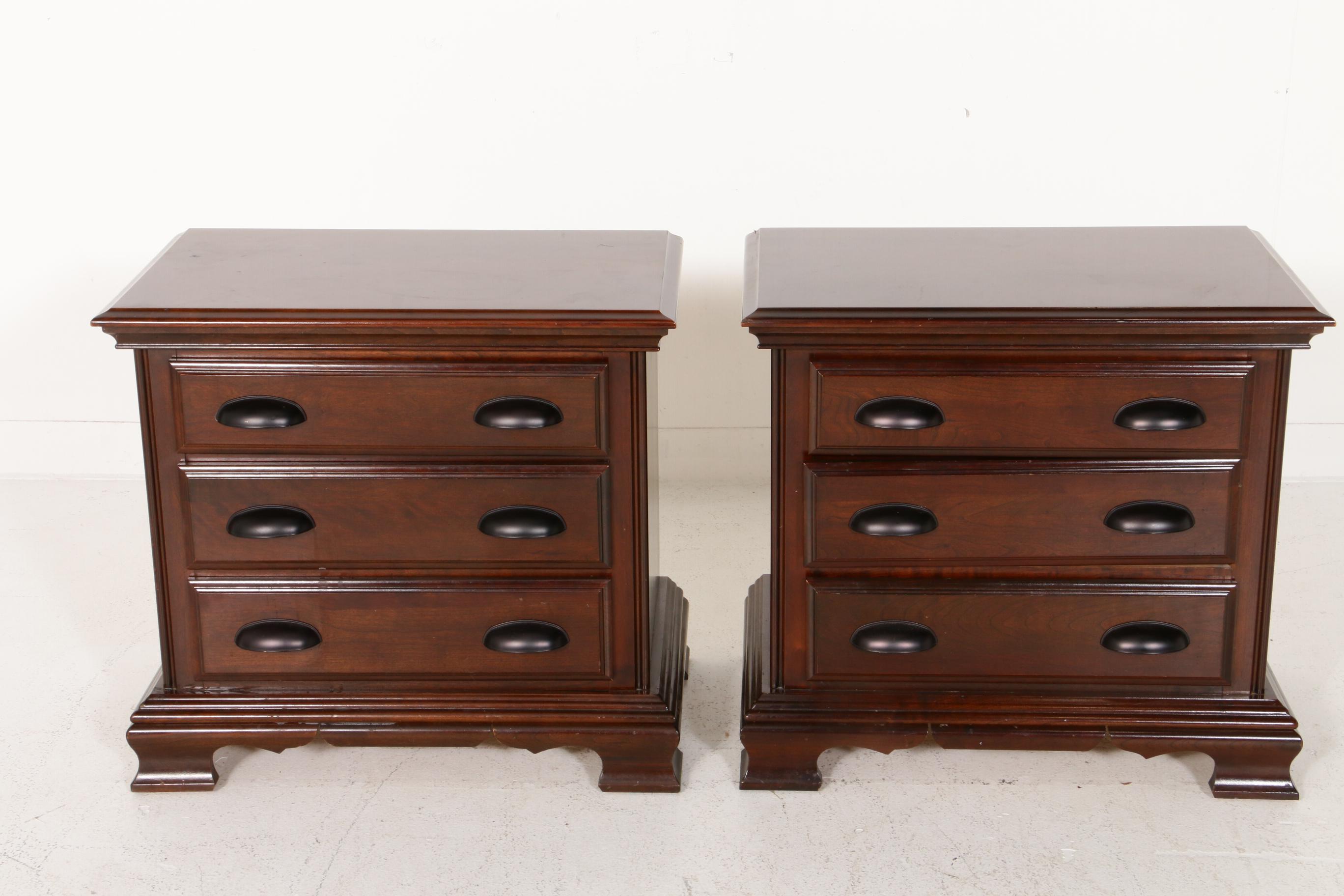 Kincaid "Cherry Mountain II" ThreeDrawer Nightstands, Contemporary EBTH
