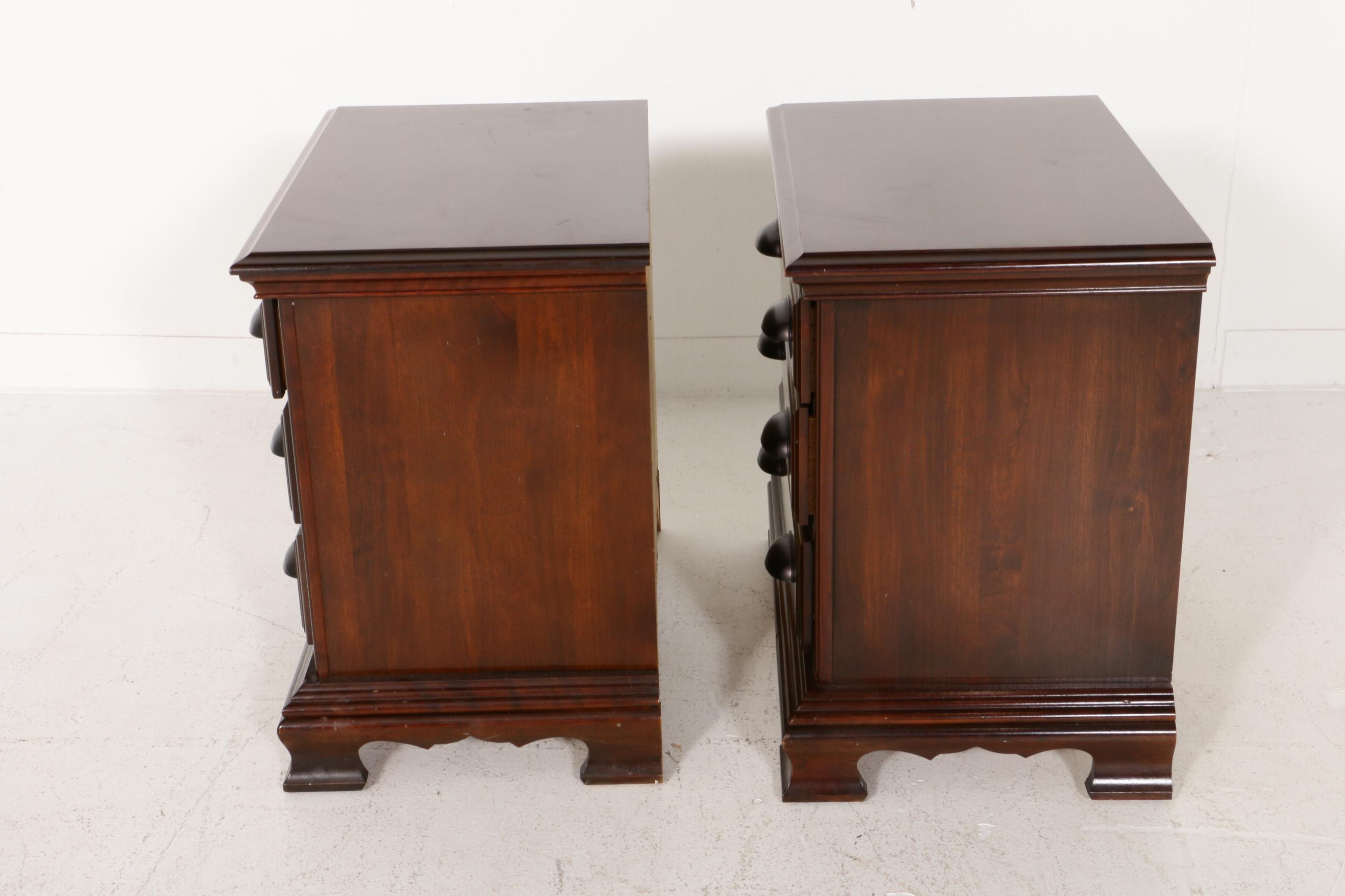 Kincaid "Cherry Mountain II" ThreeDrawer Nightstands, Contemporary EBTH