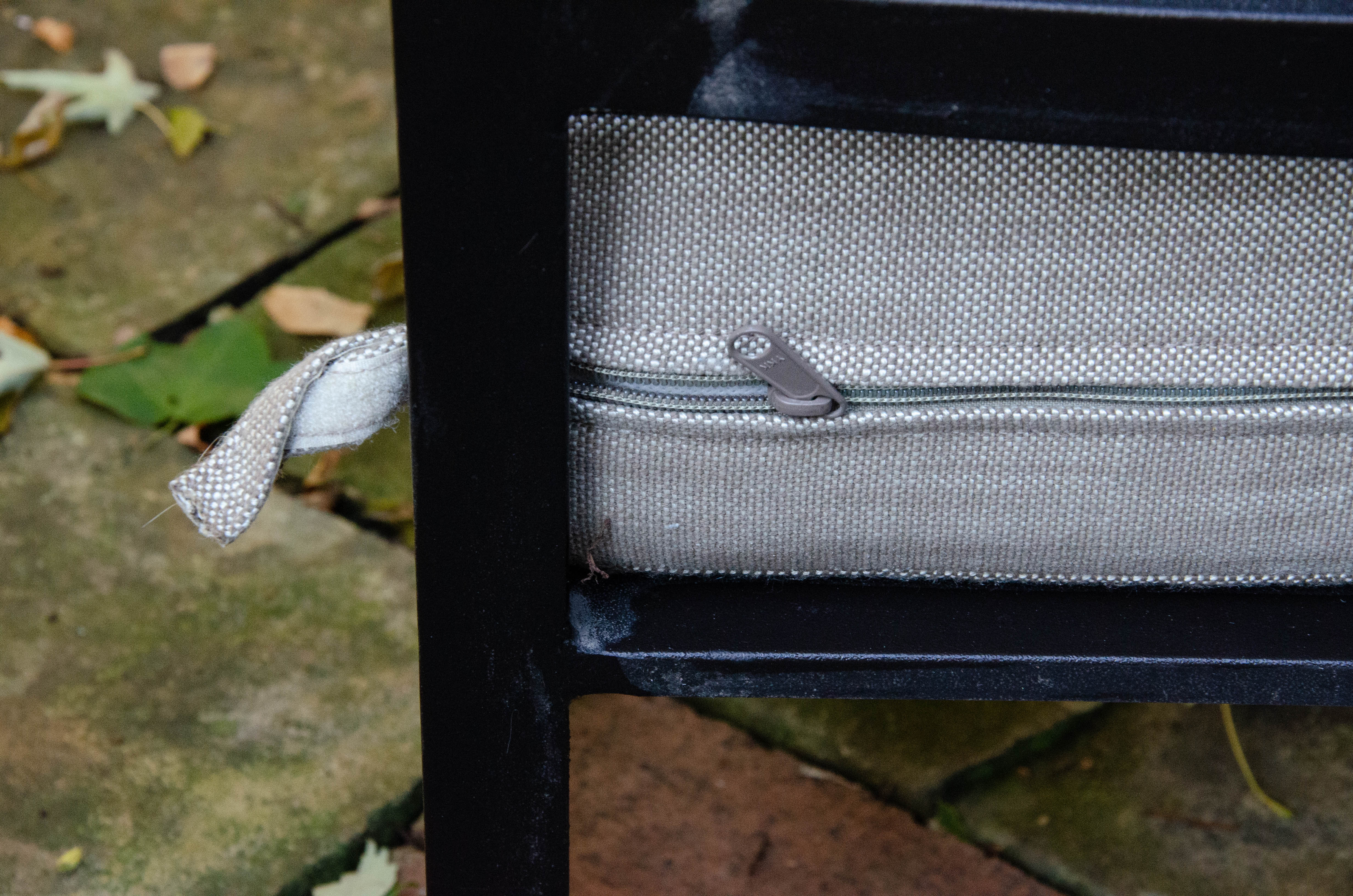 Restoration Hardware "Carmel" Wrought Iron Lounge Chairs with Cushions