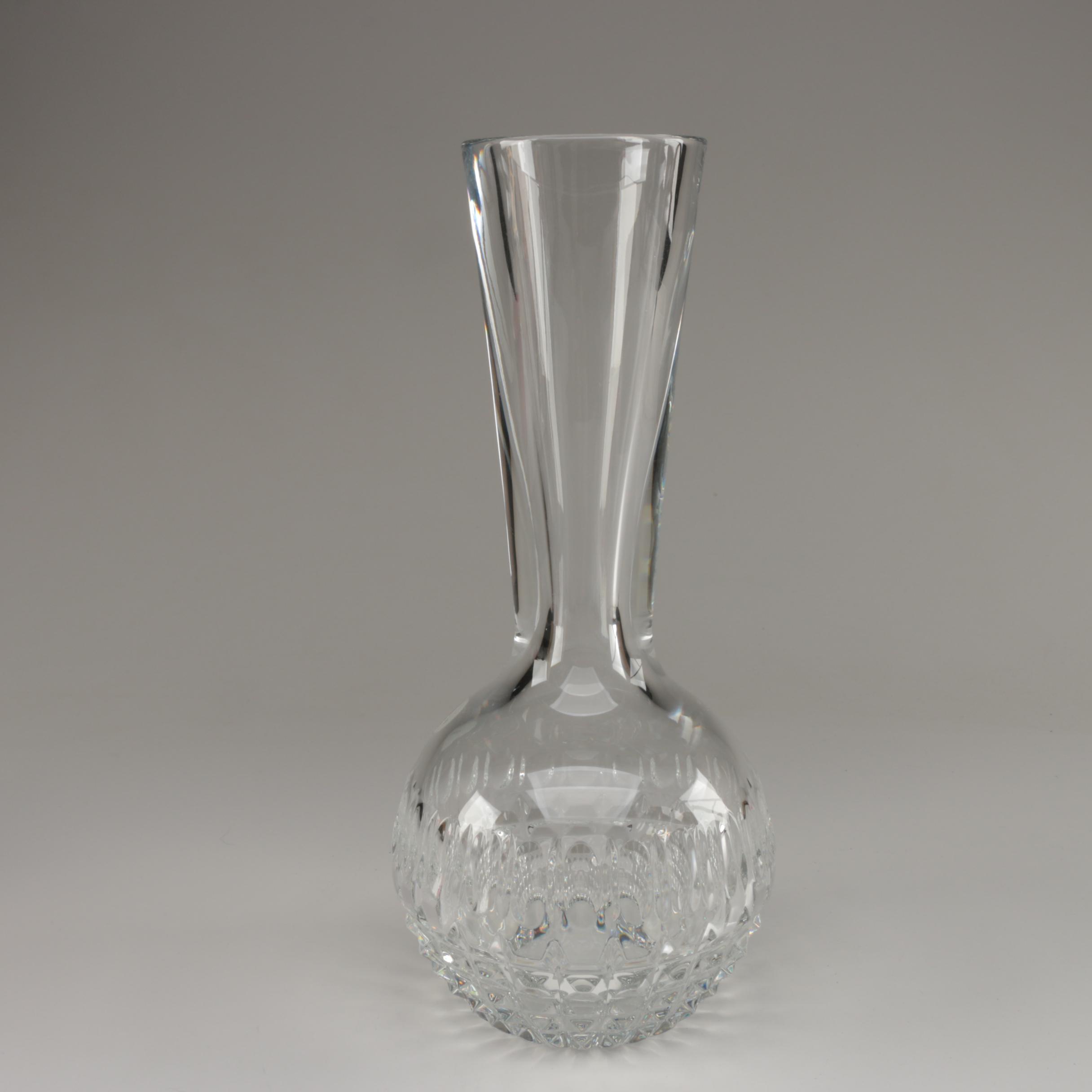 Waterford Crystal "Fleurology" Bubble Vase, Contemporary EBTH