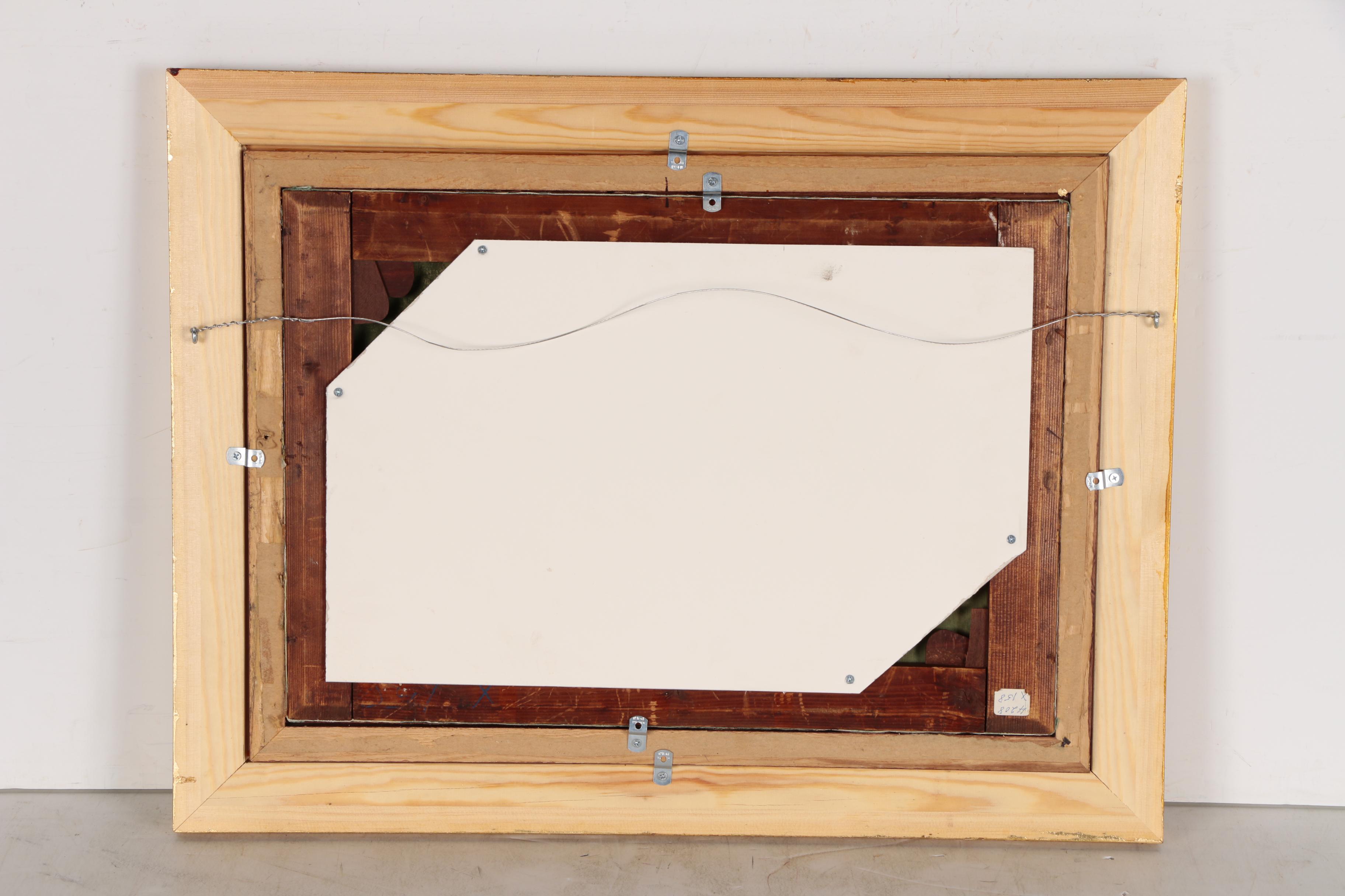 Aymar Alexandre Pezant Oil Painting of Pastoral Landscape with Cattle