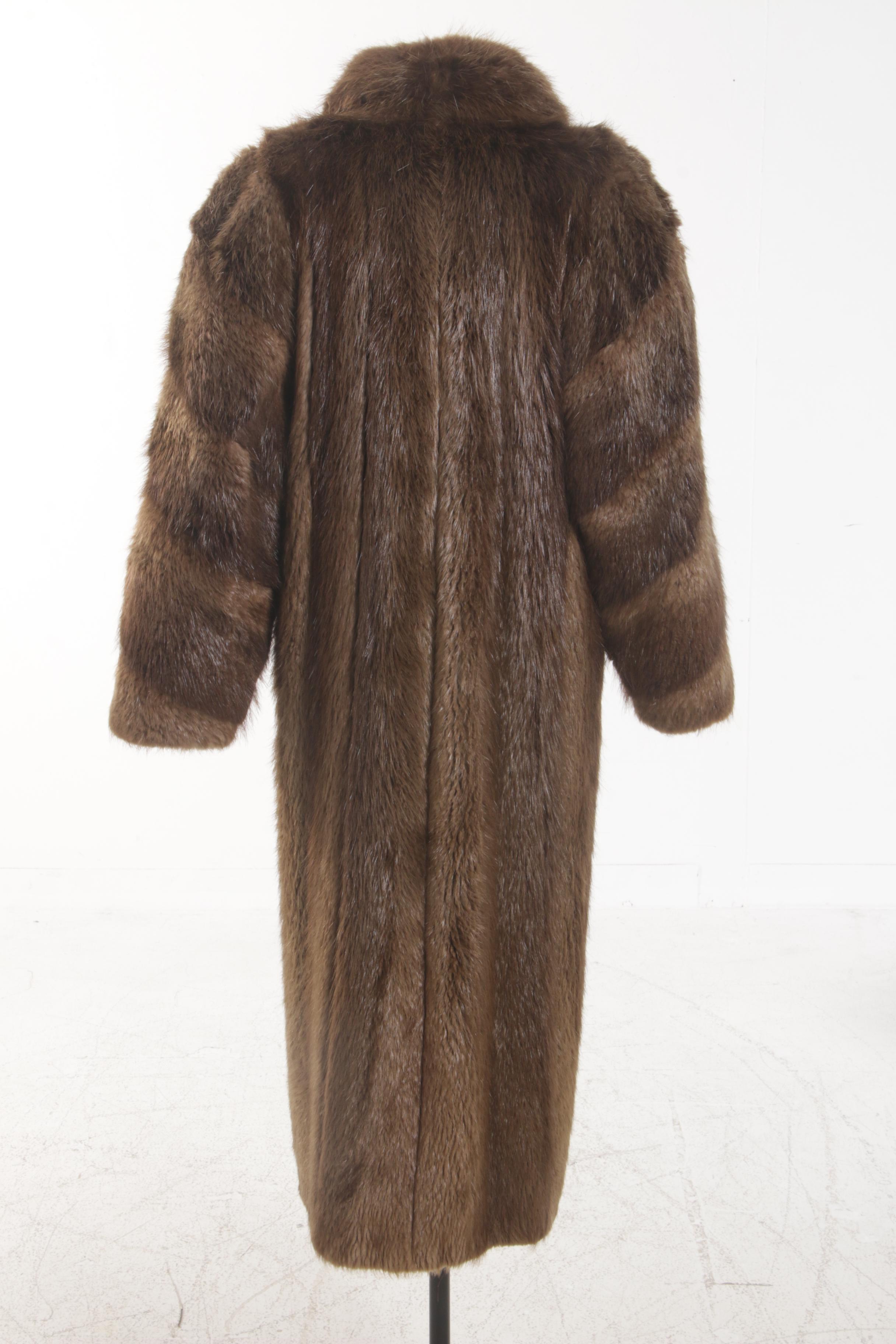 Marshall Field's Beaver Fur FullLength Coat, Vintage EBTH