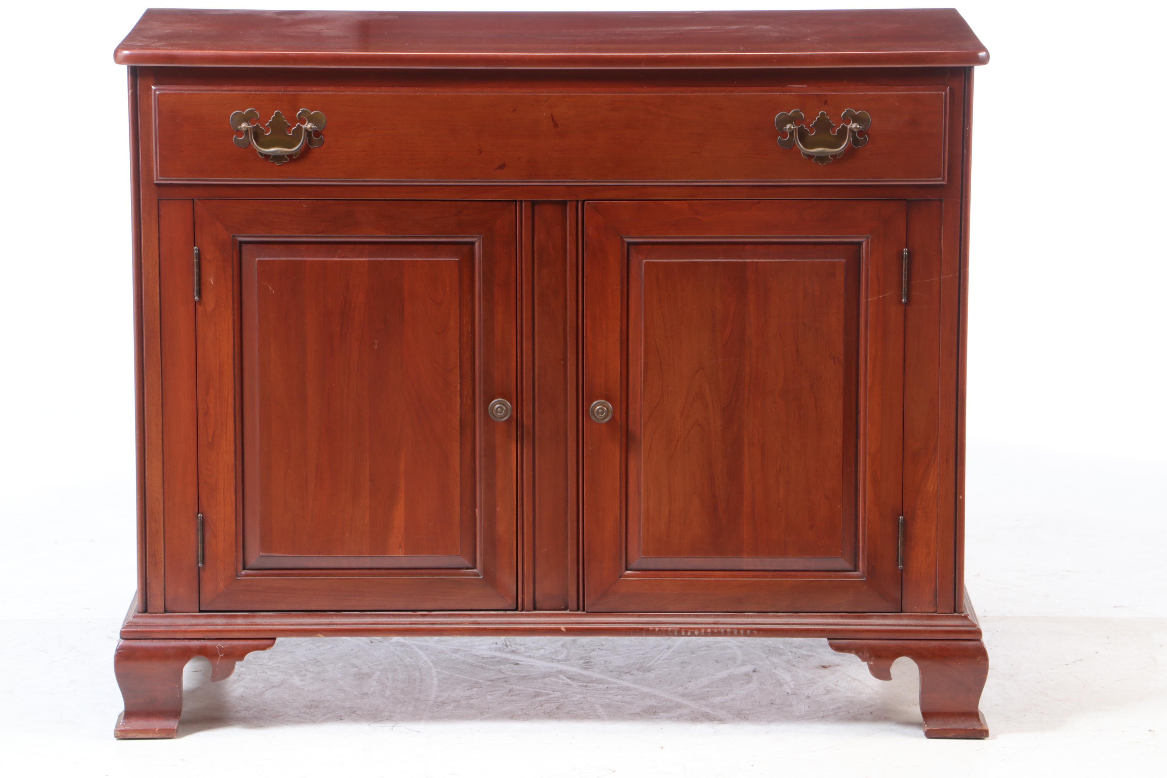 Willett "Wildwood" Cherry Colonial Style Server, Mid 20th Century EBTH