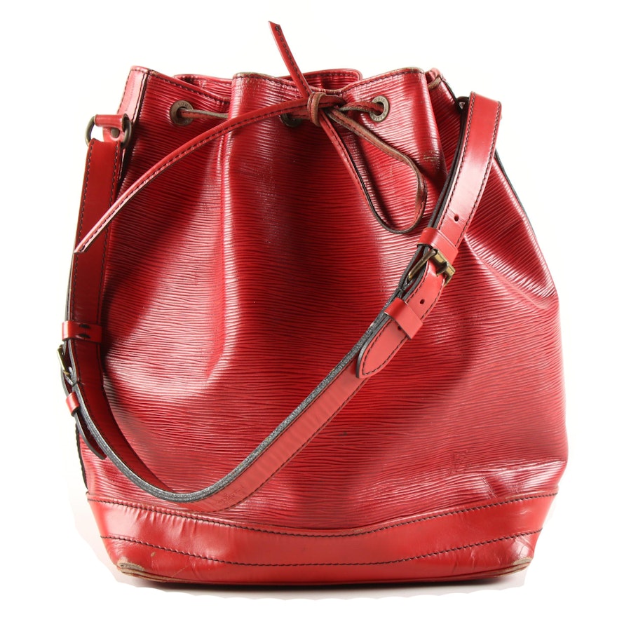 Louis Vuitton Noe Shoulder Bag in Red Epi Leather, Vintage | EBTH