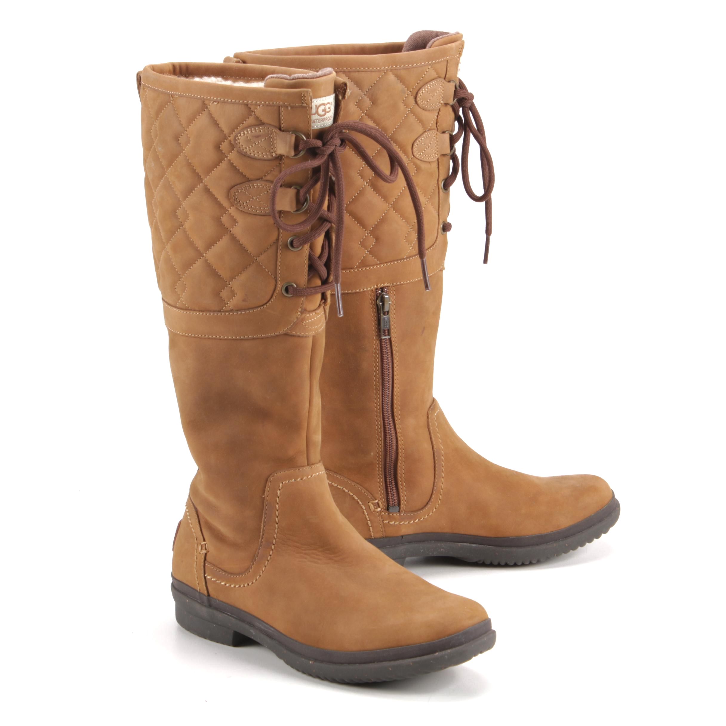 ugg elsa quilted waterproof boot