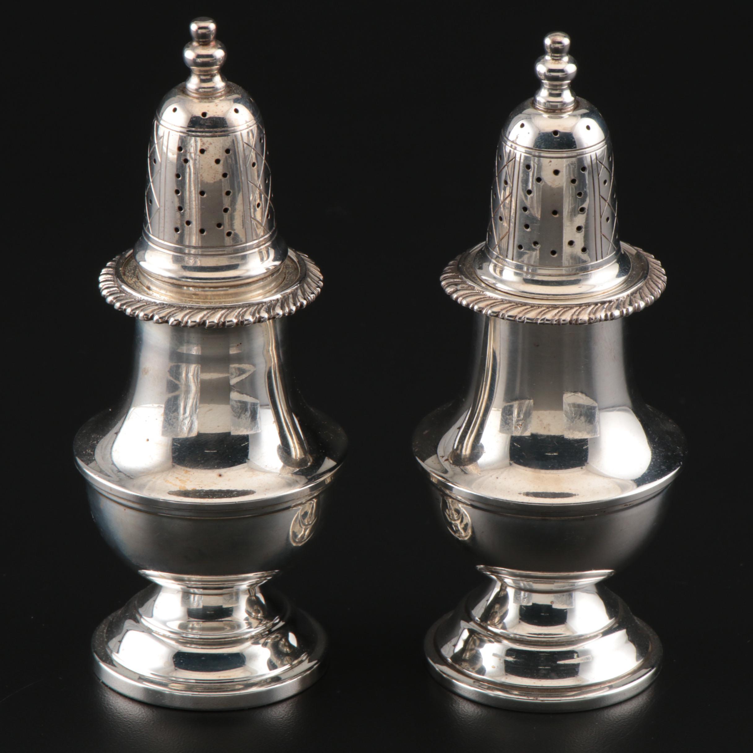 Redlich & Co. Early American Reproduction Sterling Salt and Pepper Shakers EBTH