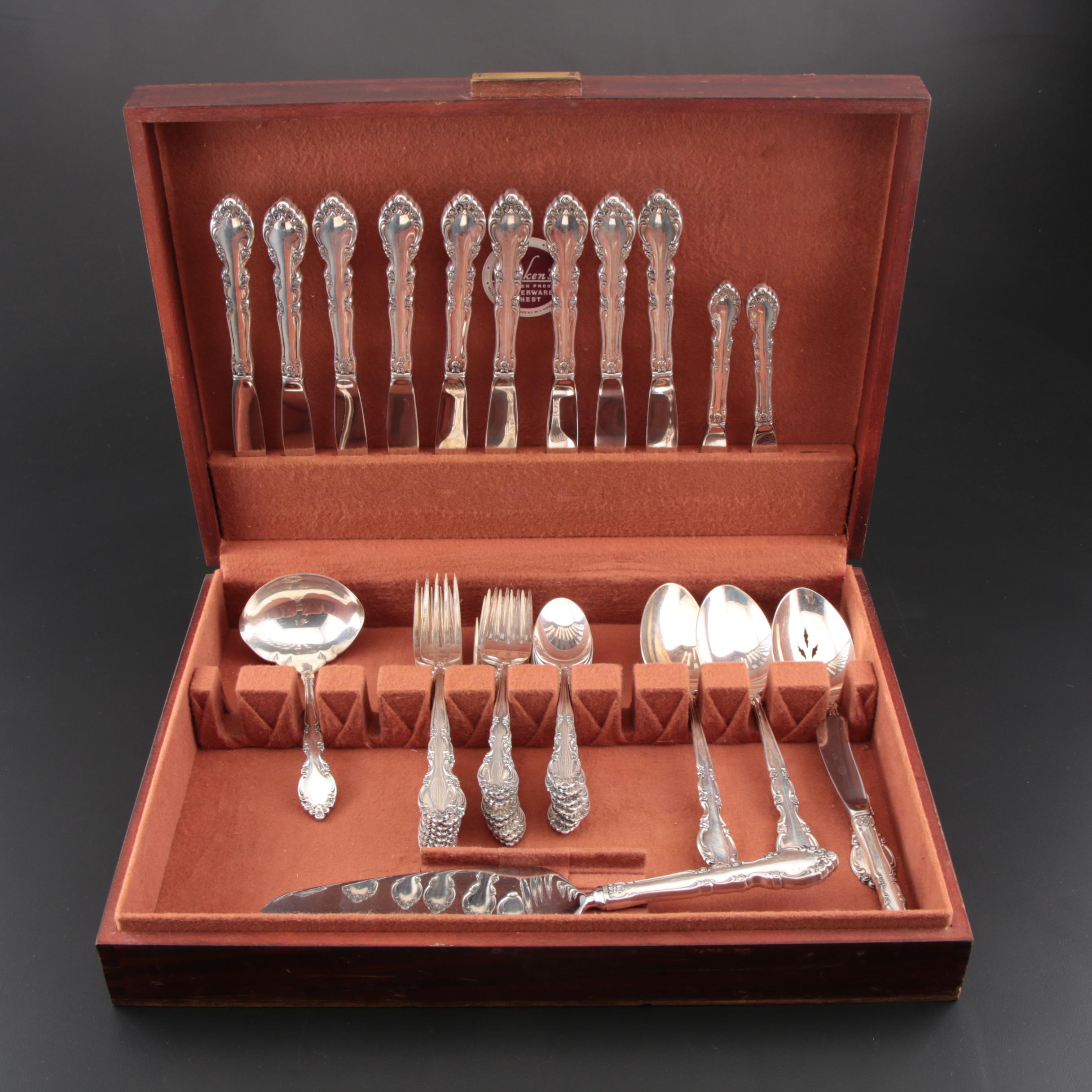 Oneida Heirloom "Grandeur" Sterling Silver Flatware EBTH