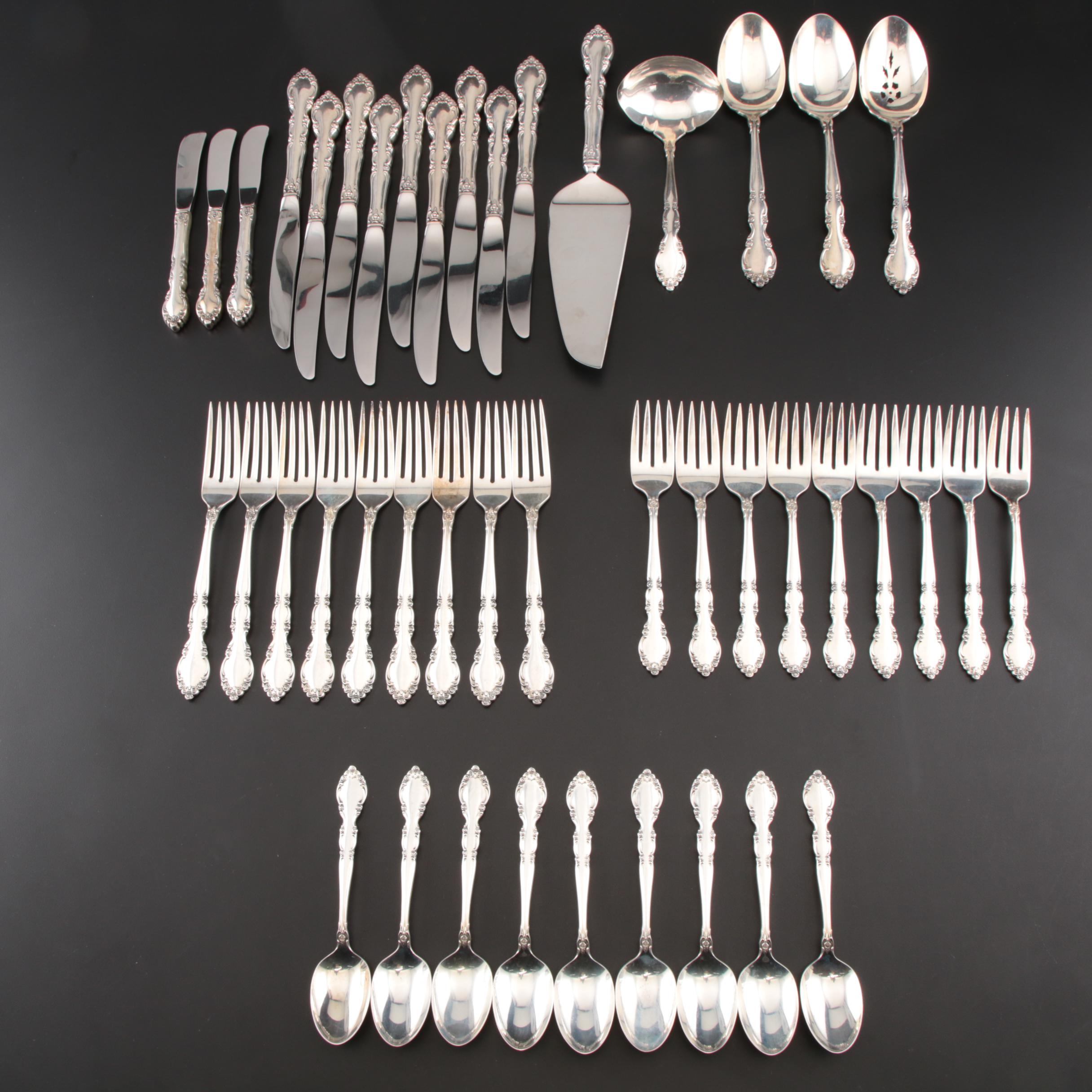 oneida-heirloom-grandeur-sterling-silver-flatware-ebth