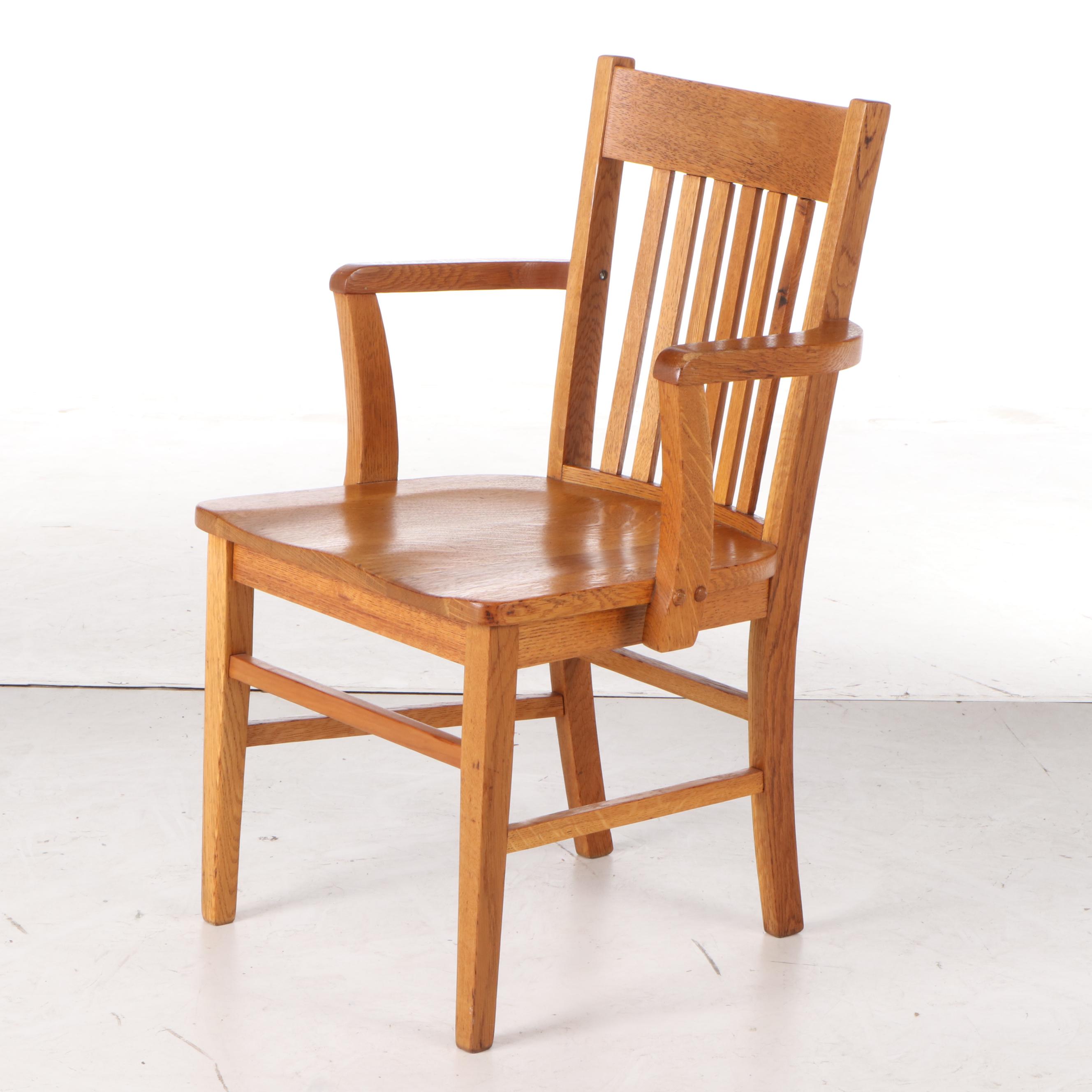 Antique Oak RollTop Desk and Chair EBTH