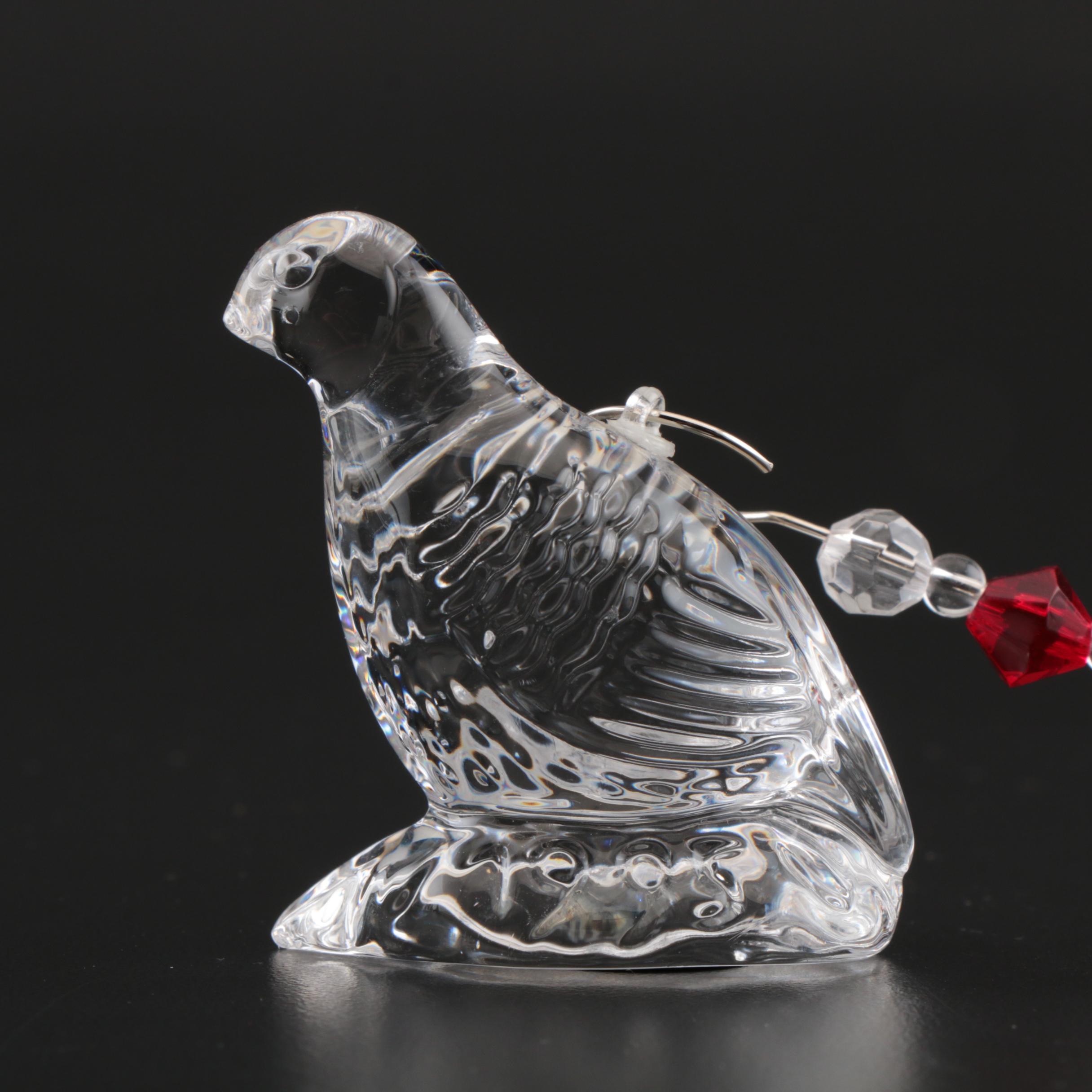 Waterford "Twelve Days of Christmas" Crystal Ornaments EBTH