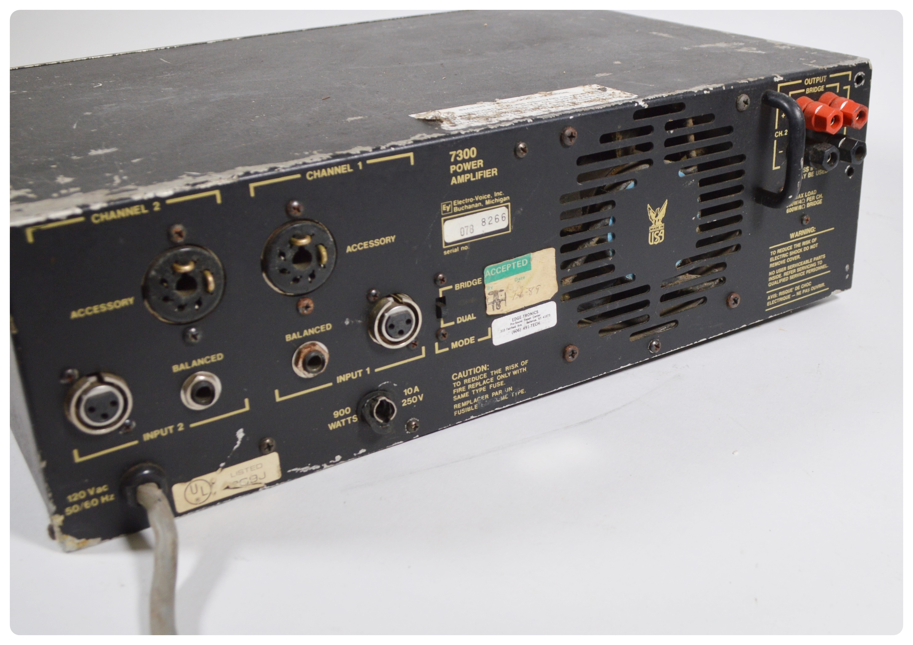 ElectroVoice Power Amplifier EV7300 EBTH