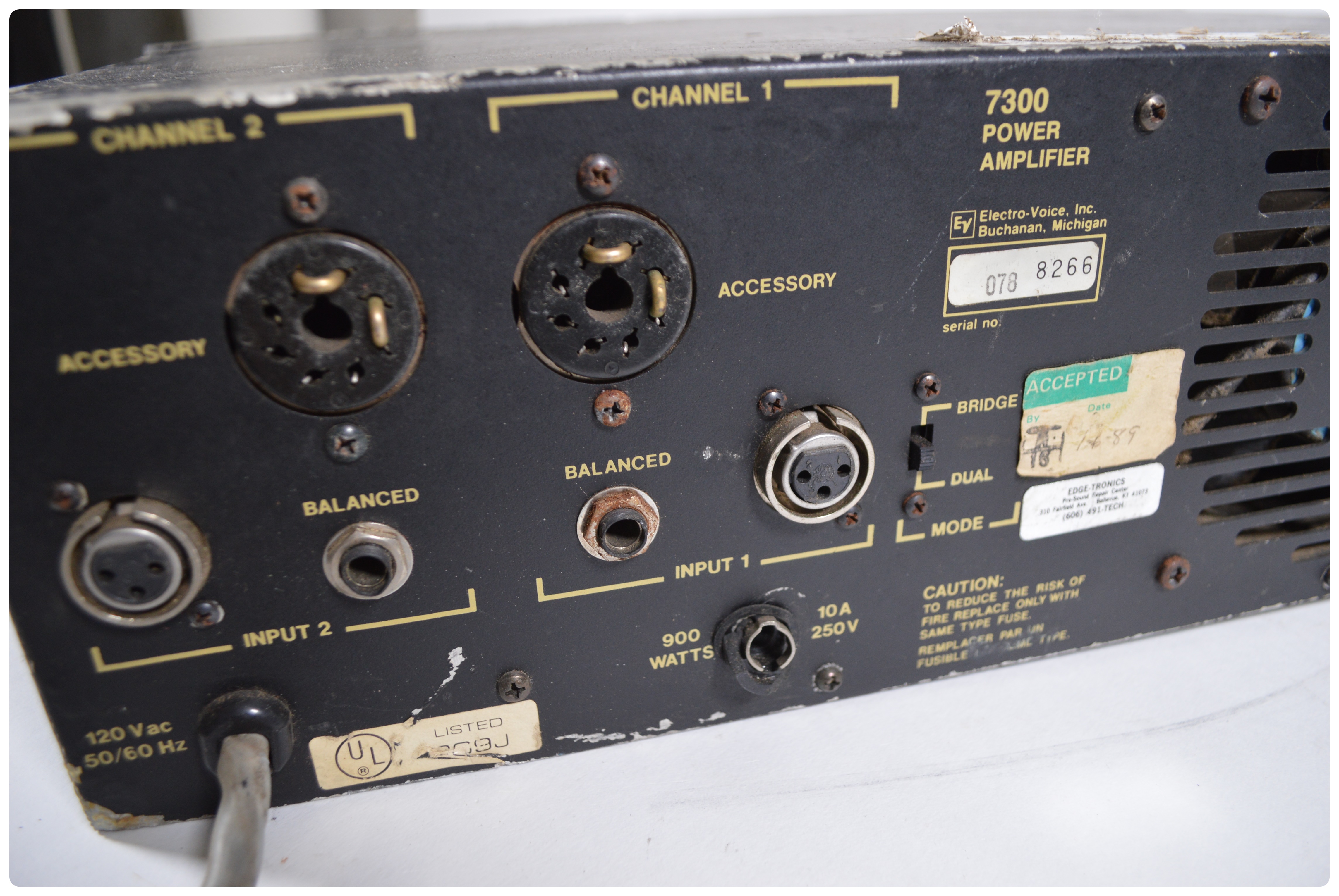 ElectroVoice Power Amplifier EV7300 EBTH