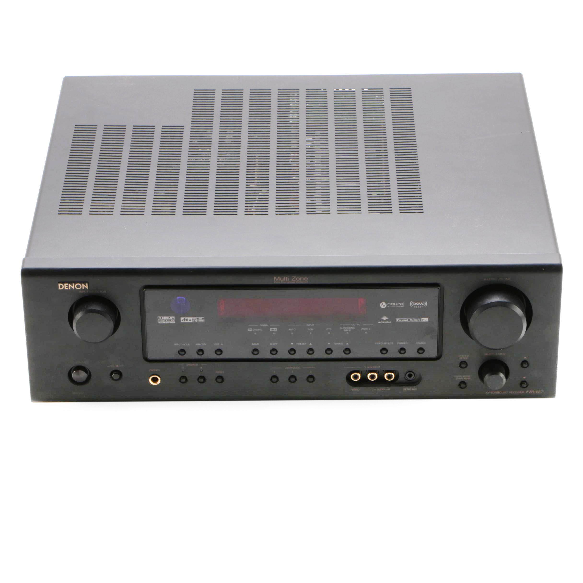 Denon AVR687 7.1 Channel Home Theater Receiver EBTH