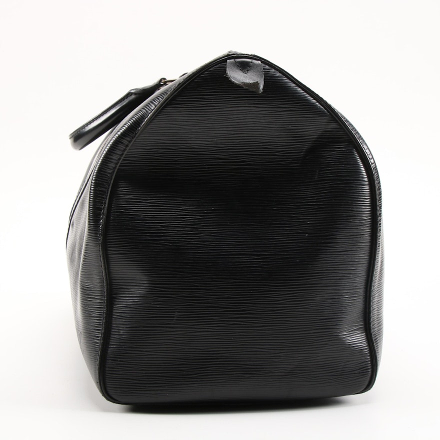 Louis Vuitton Keepall 50 Travel Bag in Black Epi Leather | EBTH