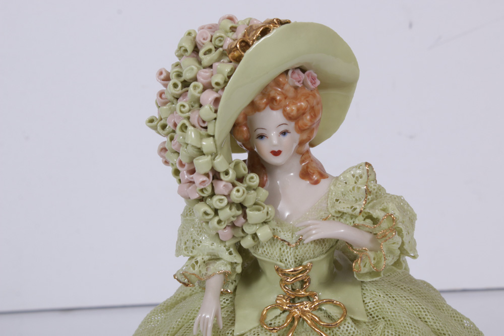 Heirlooms of Tomorrow Porcelain Lace Dress Figurines EBTH