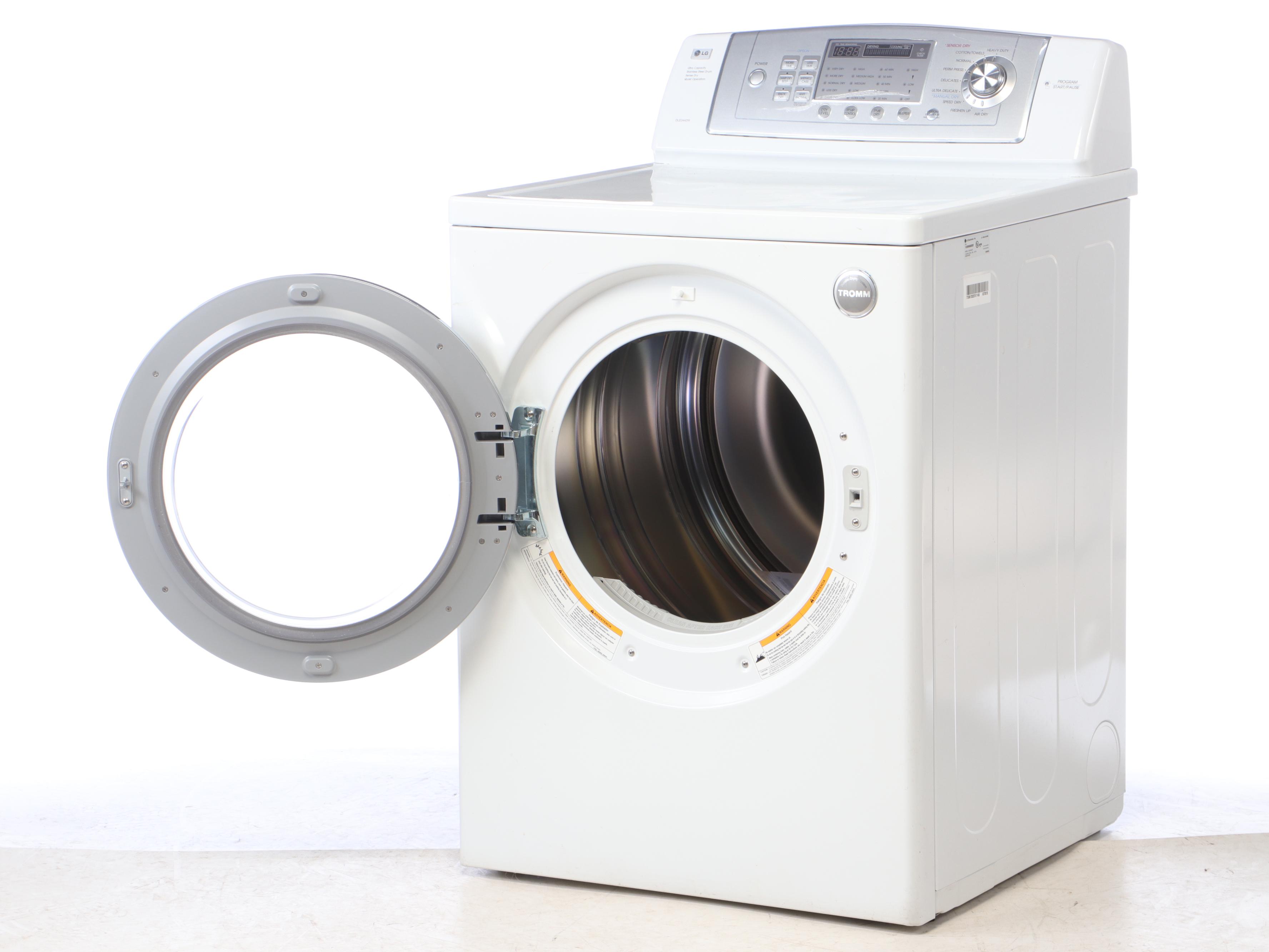 LG Ultra Capacity Front Load Electric Dryer EBTH