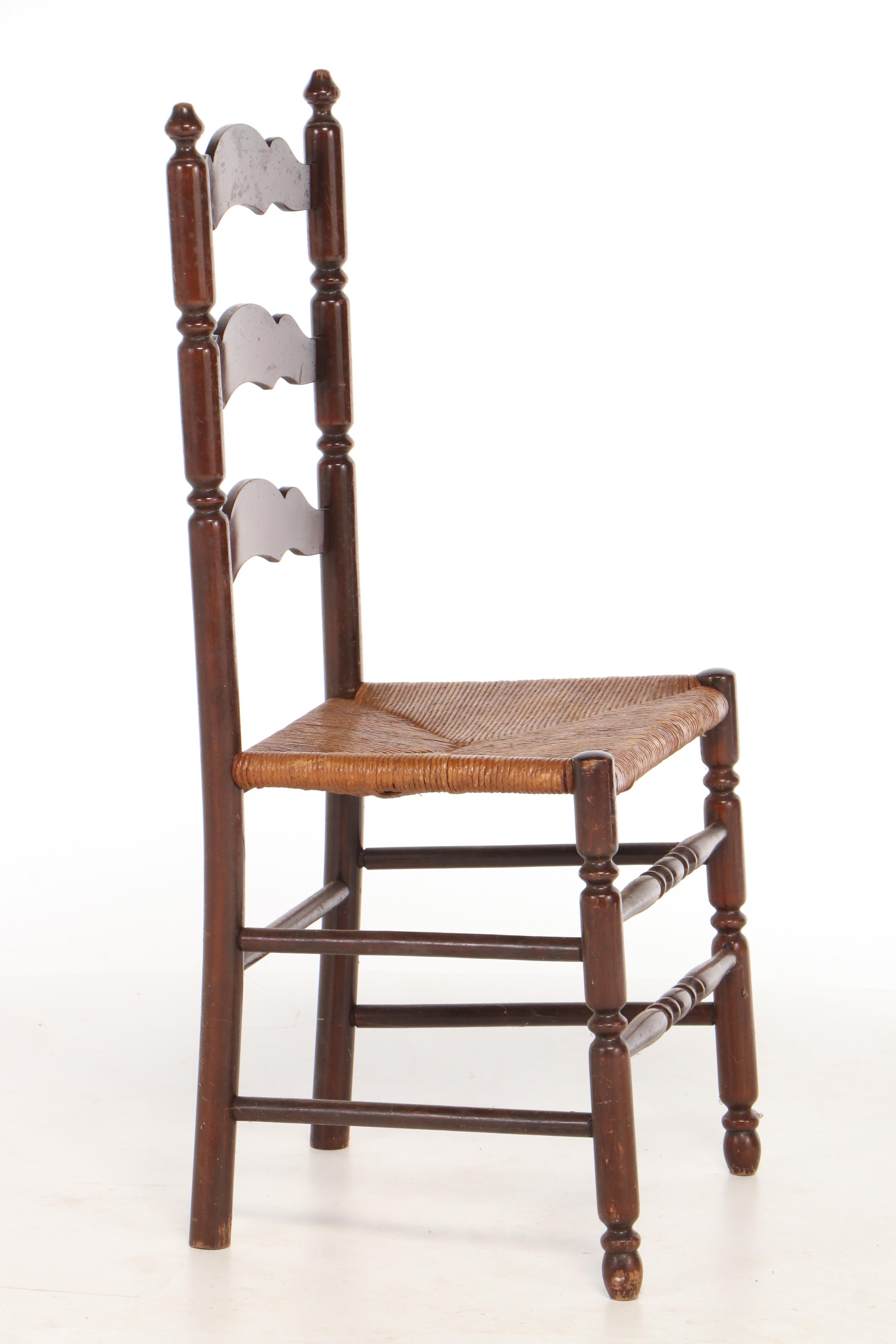 Tell City Chair Company Birch LadderBack Chairs, Mid 20th Century EBTH