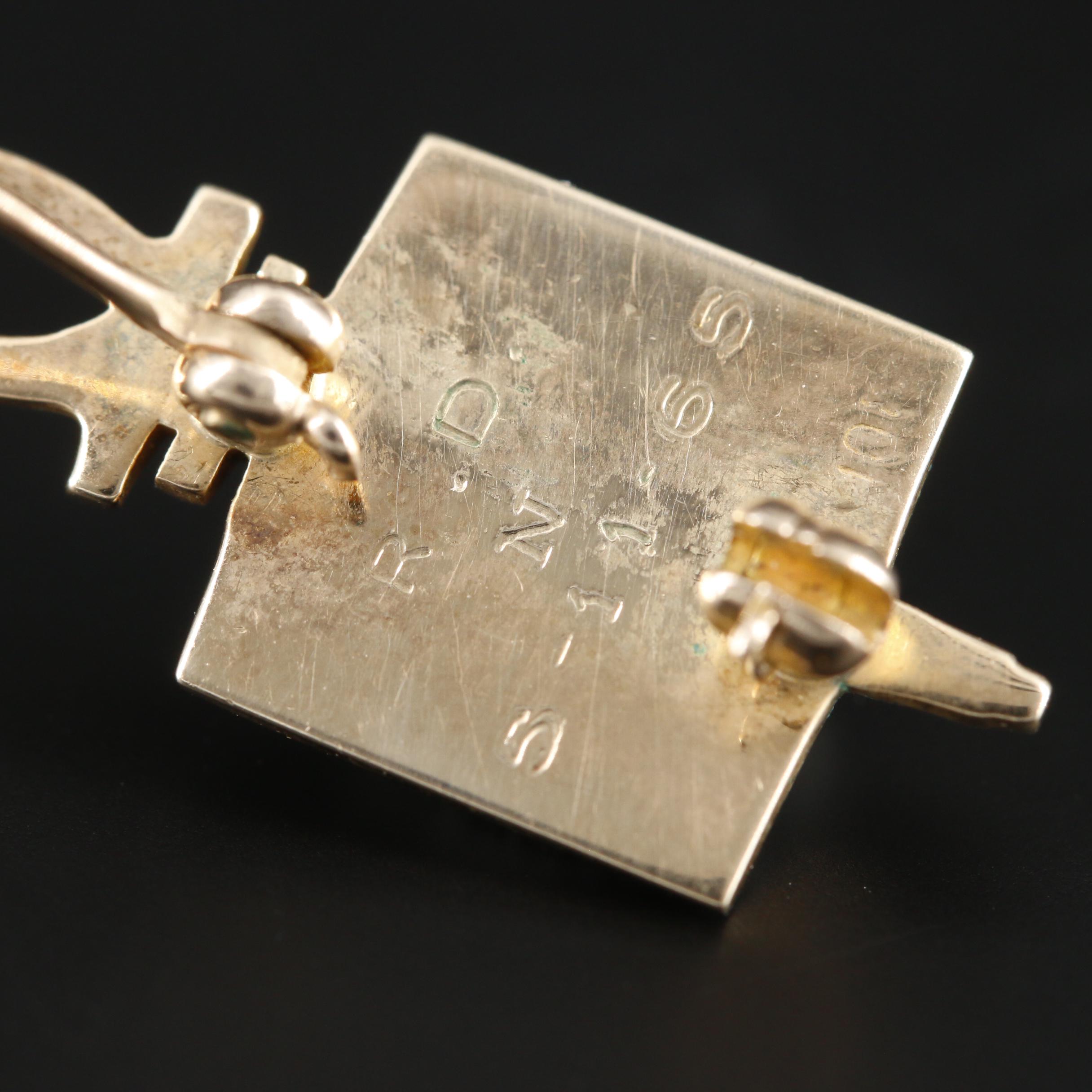 Download Vintage 10K Yellow Gold Fraternal Membership Pins With ...