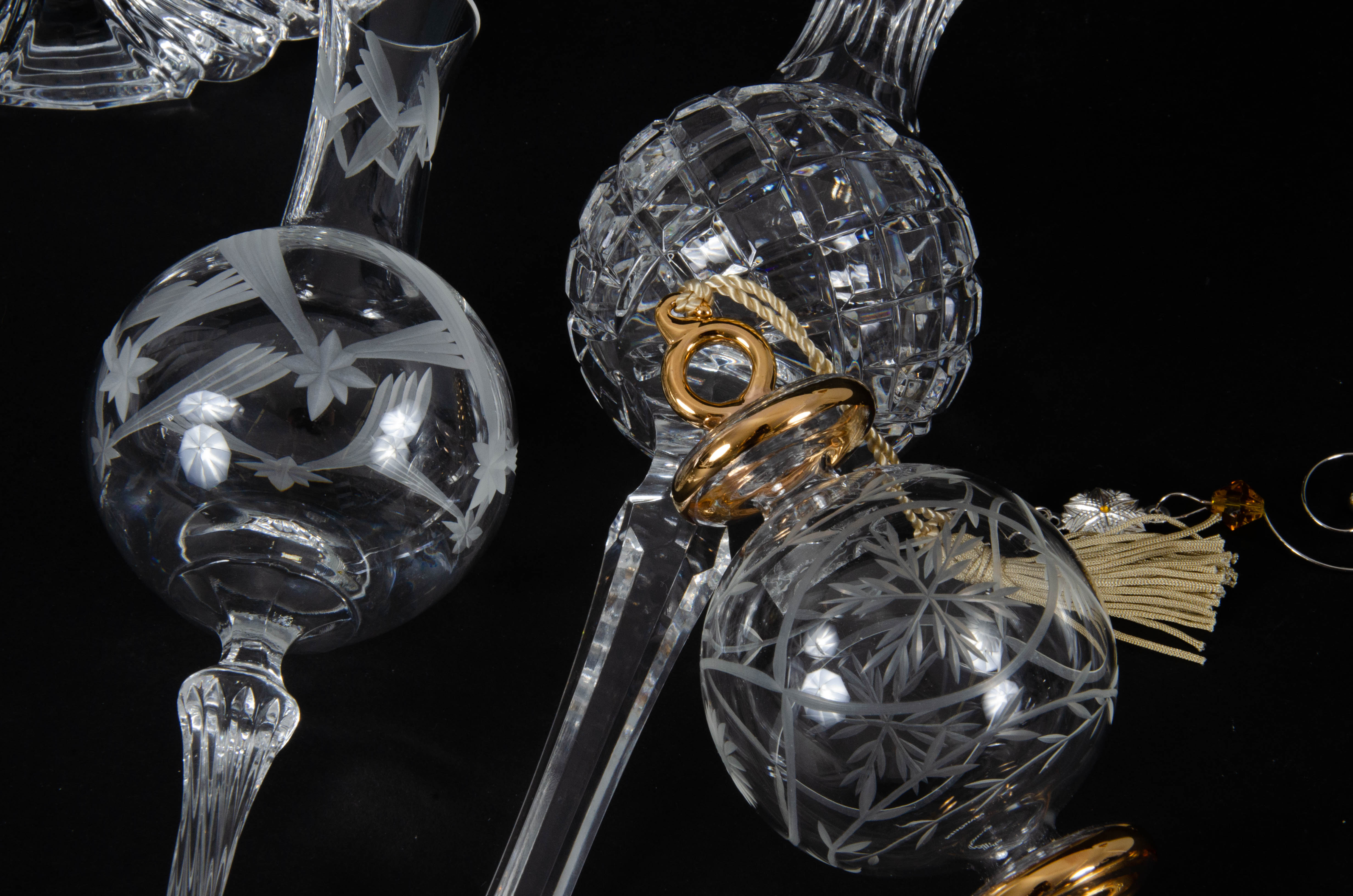 Waterford, Marquis by Waterford, and Lenox Crystal Tree Toppers and