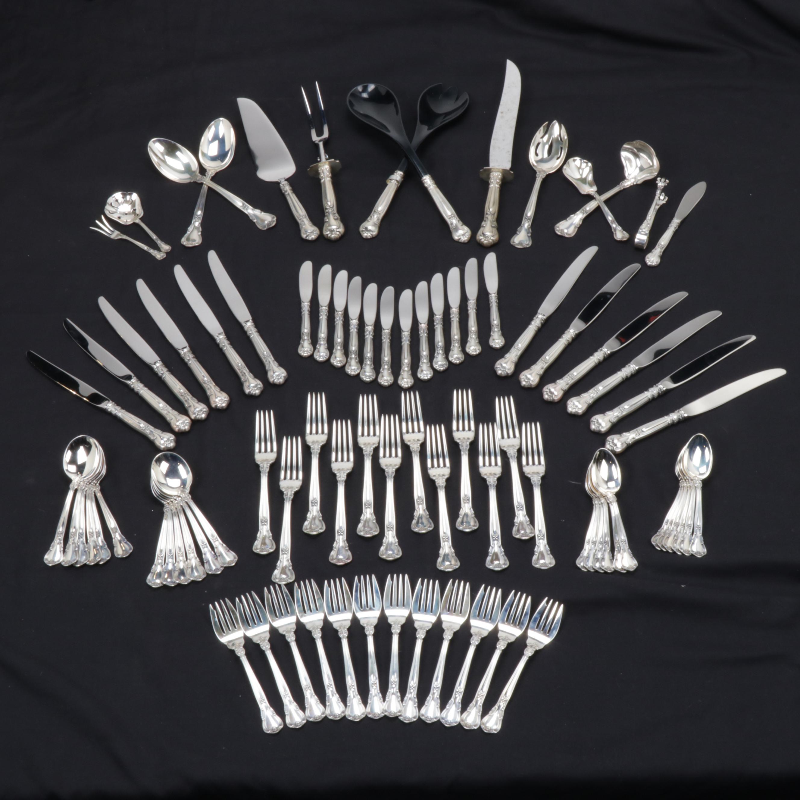 Gorham "Chantilly" Sterling Silver Flatware, Late 19th/Early 20th