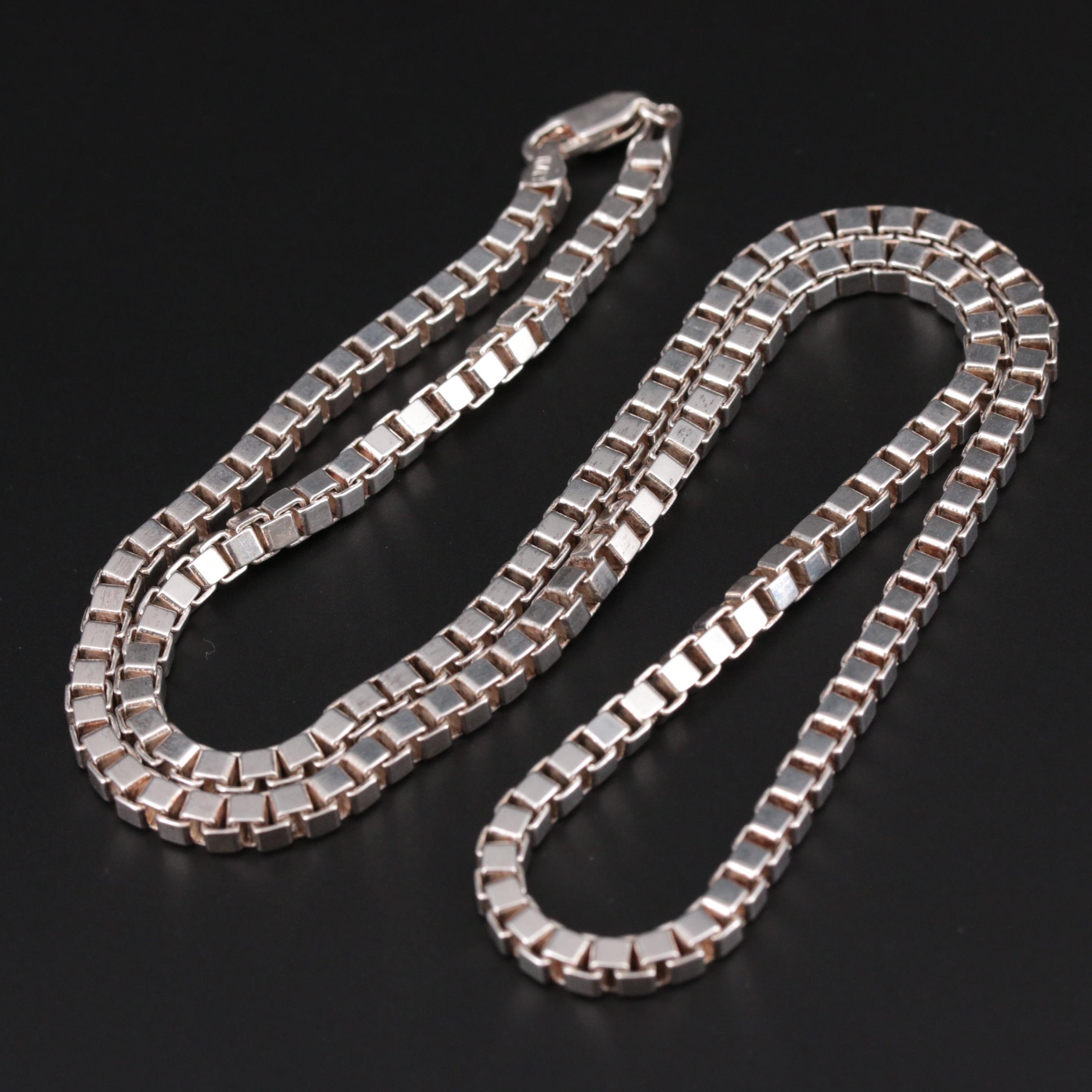 Sterling Silver Box Chain EBTH