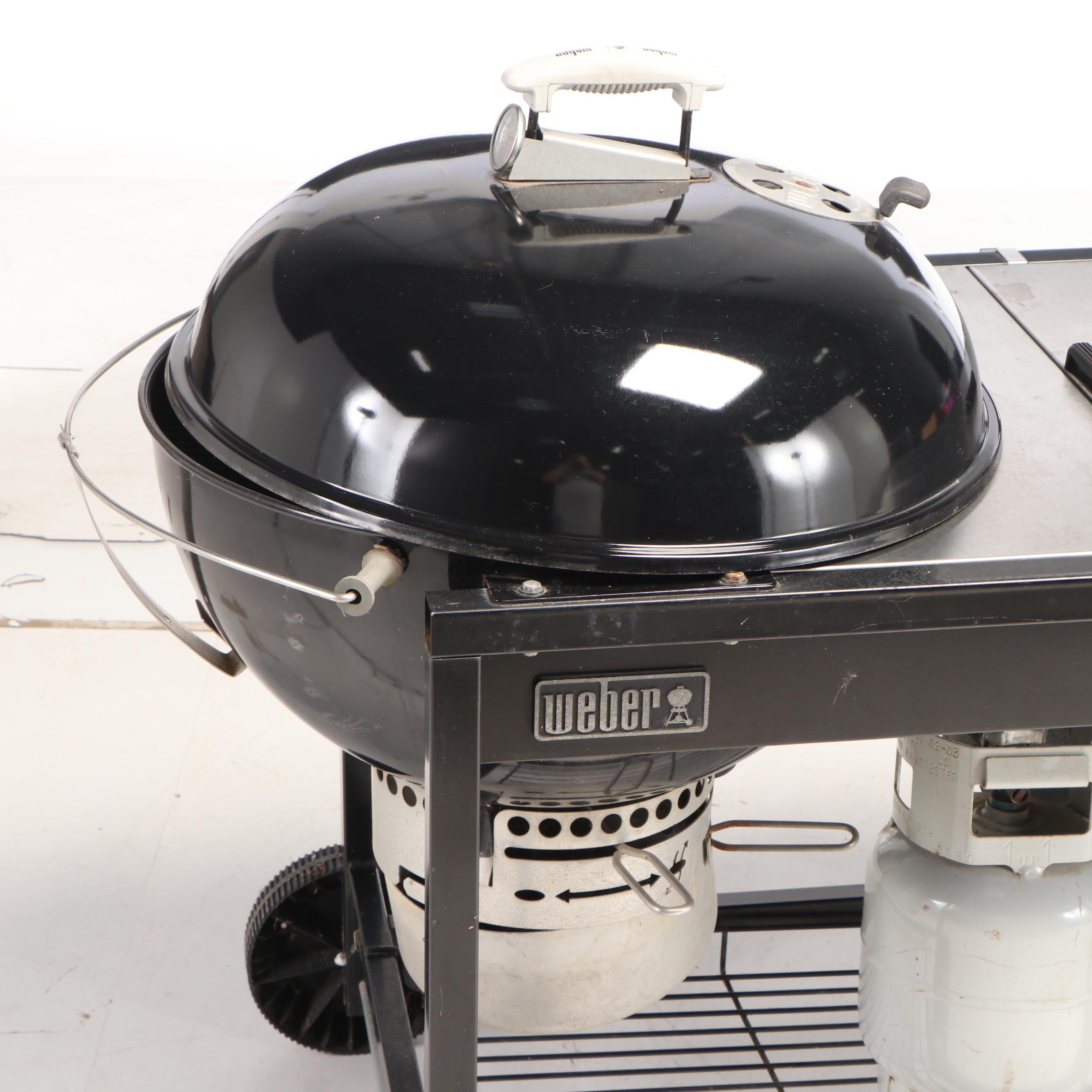 er Charcoal Grill with Propane Starter EBTH