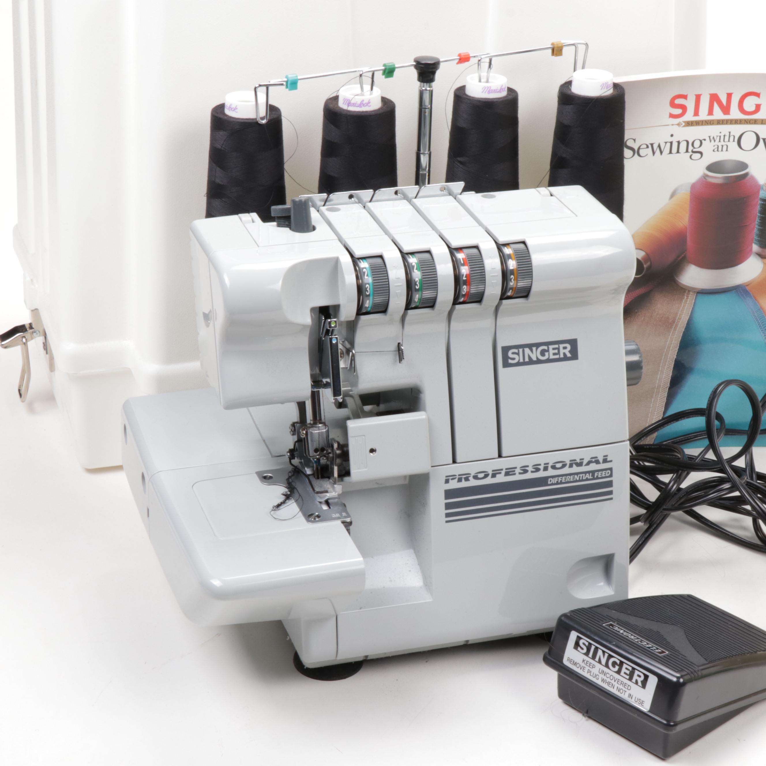 Singer Pro4D Professional Differential Feed Serger with Pedal and