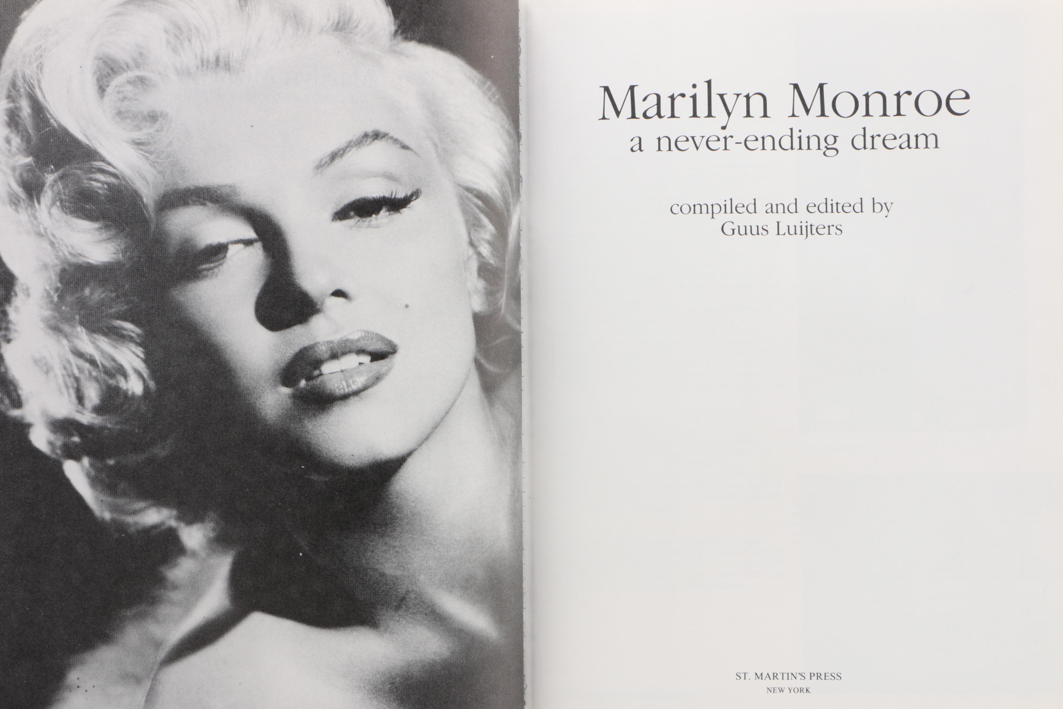 Marilyn Monroe Books Featuring "Before Marilyn", First Edition | EBTH