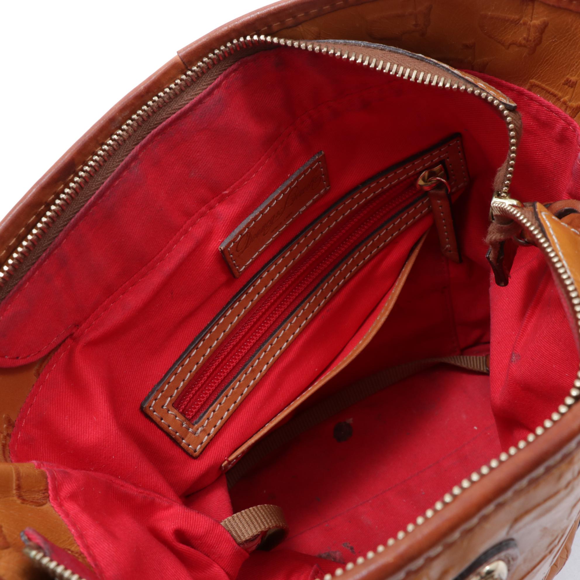 Dooney & Bourke Masters Golf Tournament Embossed TwoTone Leather