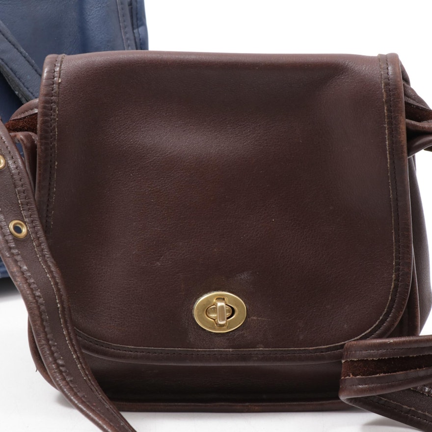 Coach Trail Saddle and Classic City Front Flap Leather Crossbody Bags | EBTH