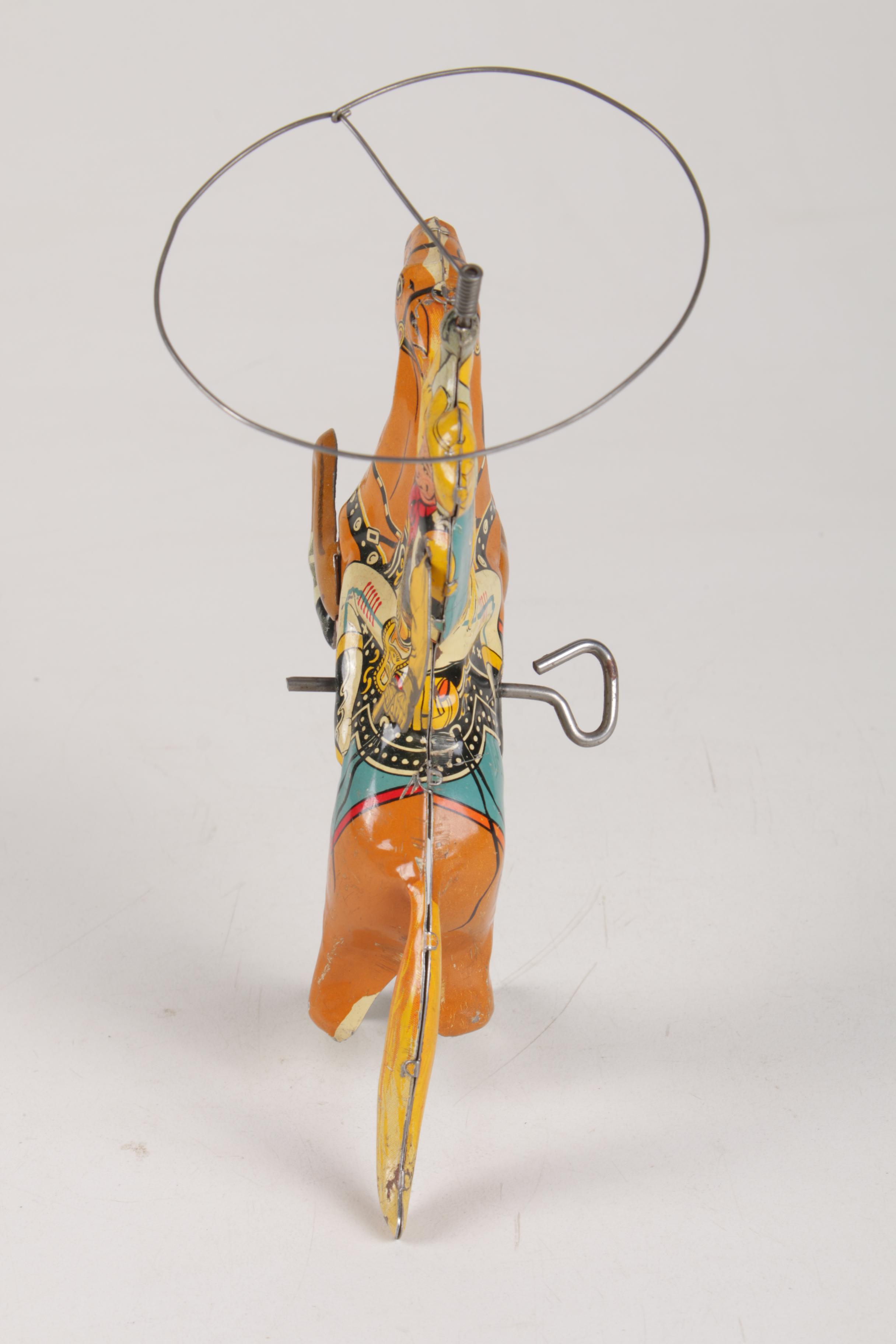 Louis Marx "Cowboy Rider" Tin WindUp Toy, 1930s EBTH