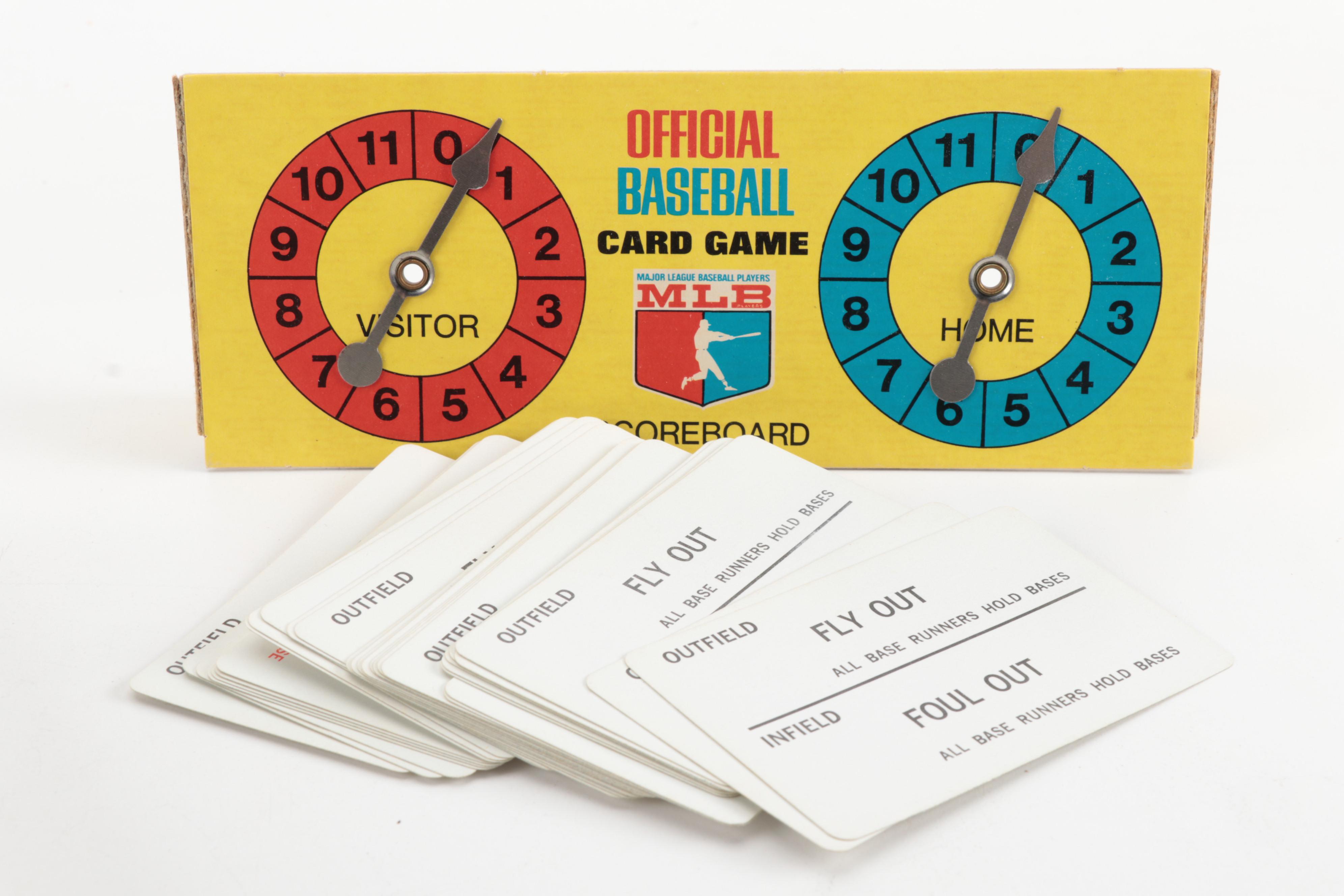 1970 Milton Bradley "Official Baseball Game" Complete with Player Cards