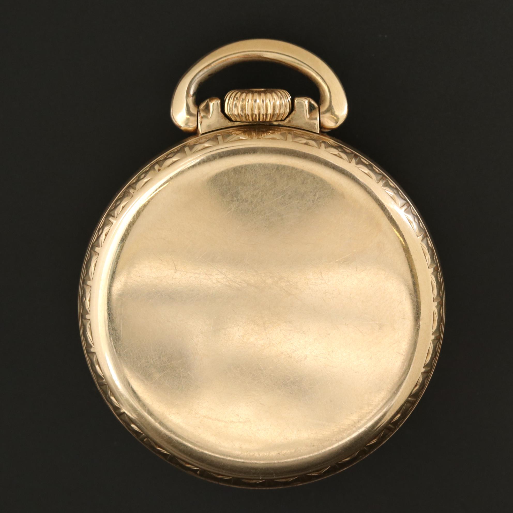 Vintage Elgin 10K Gold Filled Pocket Watch, 1953 EBTH