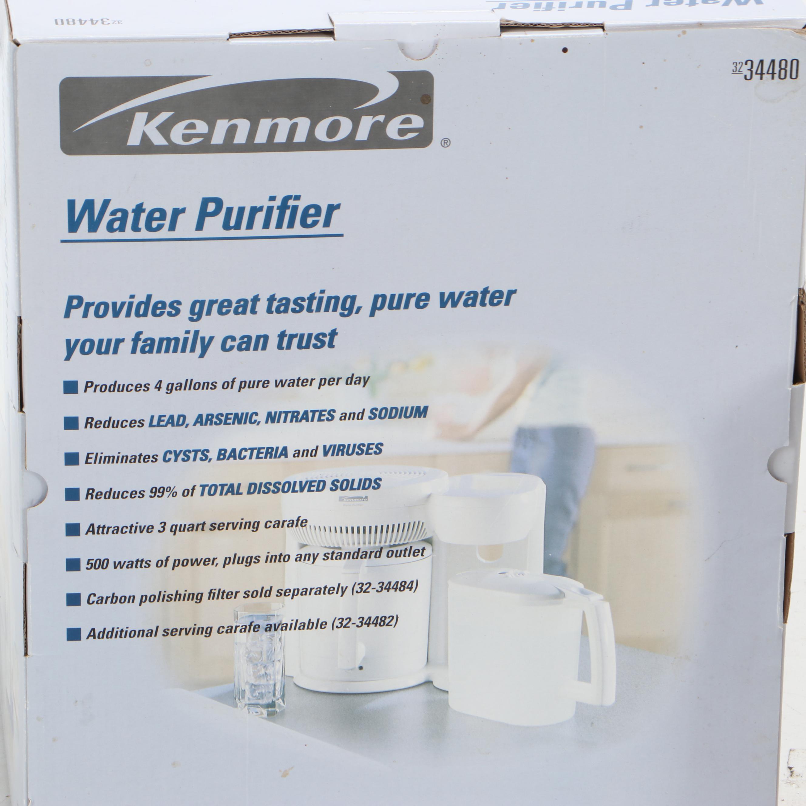 Kenmore Countertop Water Purifier, Model 3234480 EBTH