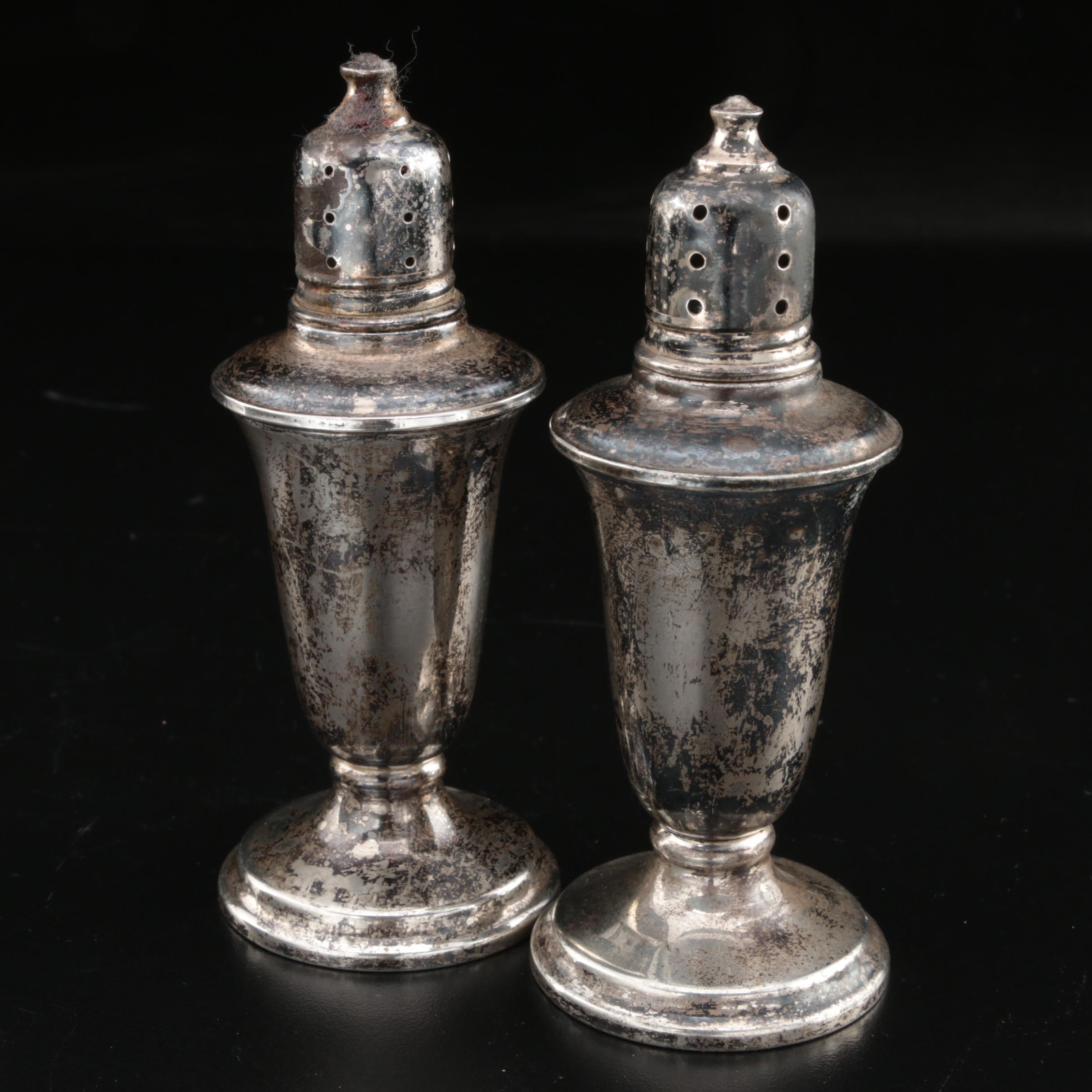 Revere Silversmiths Weighted Sterling Silver Salt and Pepper Shakers EBTH