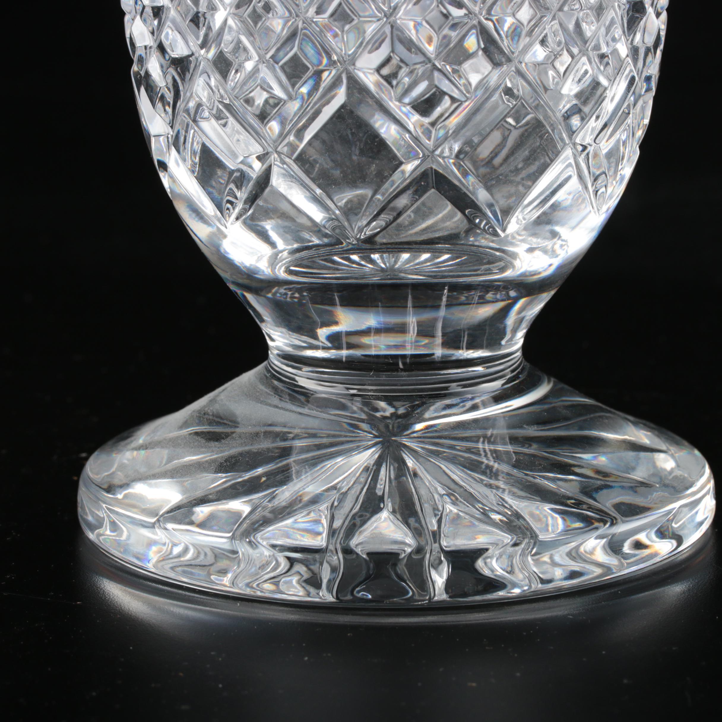 Waterford Crystal Footed Centerpiece Vase EBTH