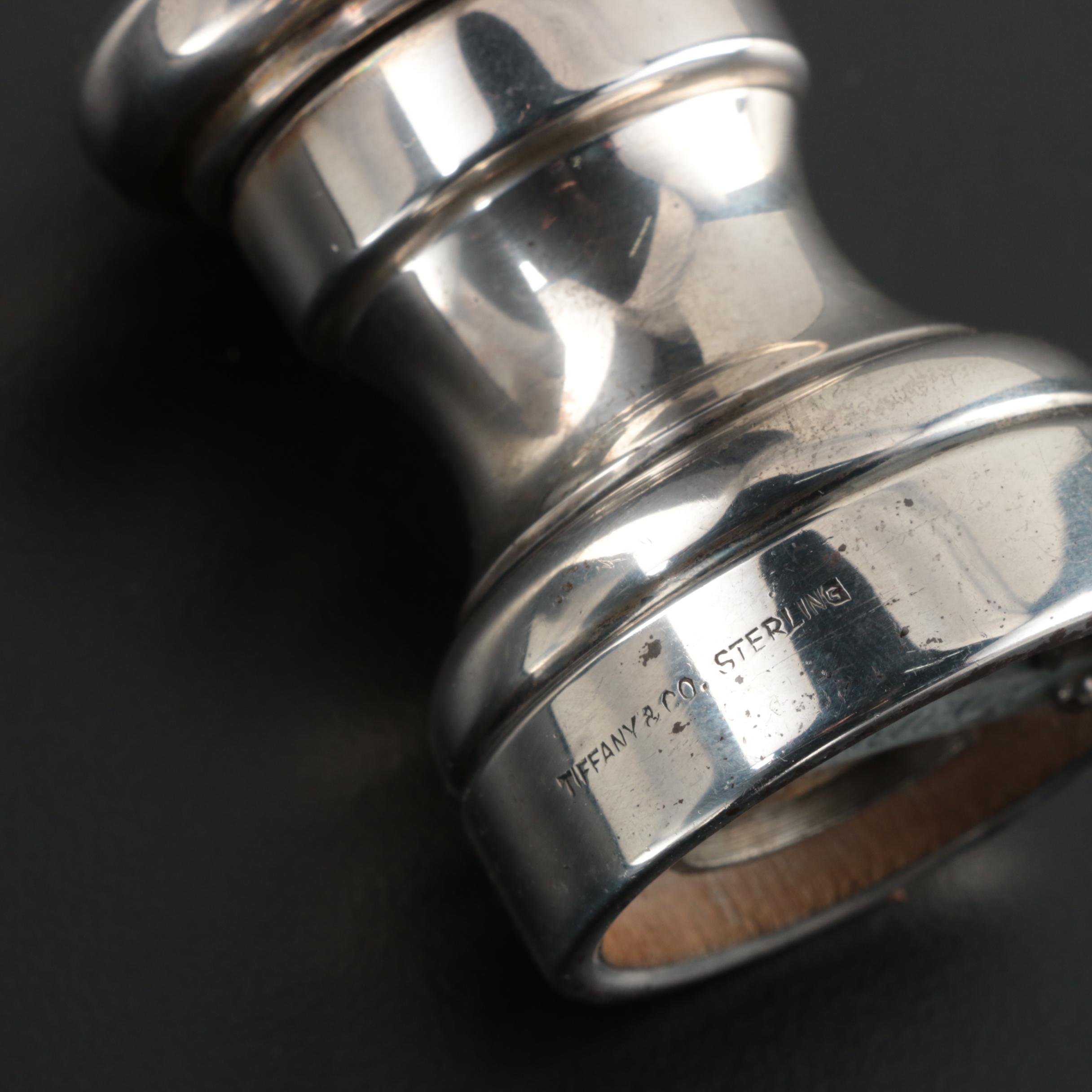 Tiffany & Co. "Capstan" Sterling Silver Salt and Pepper Shakers EBTH