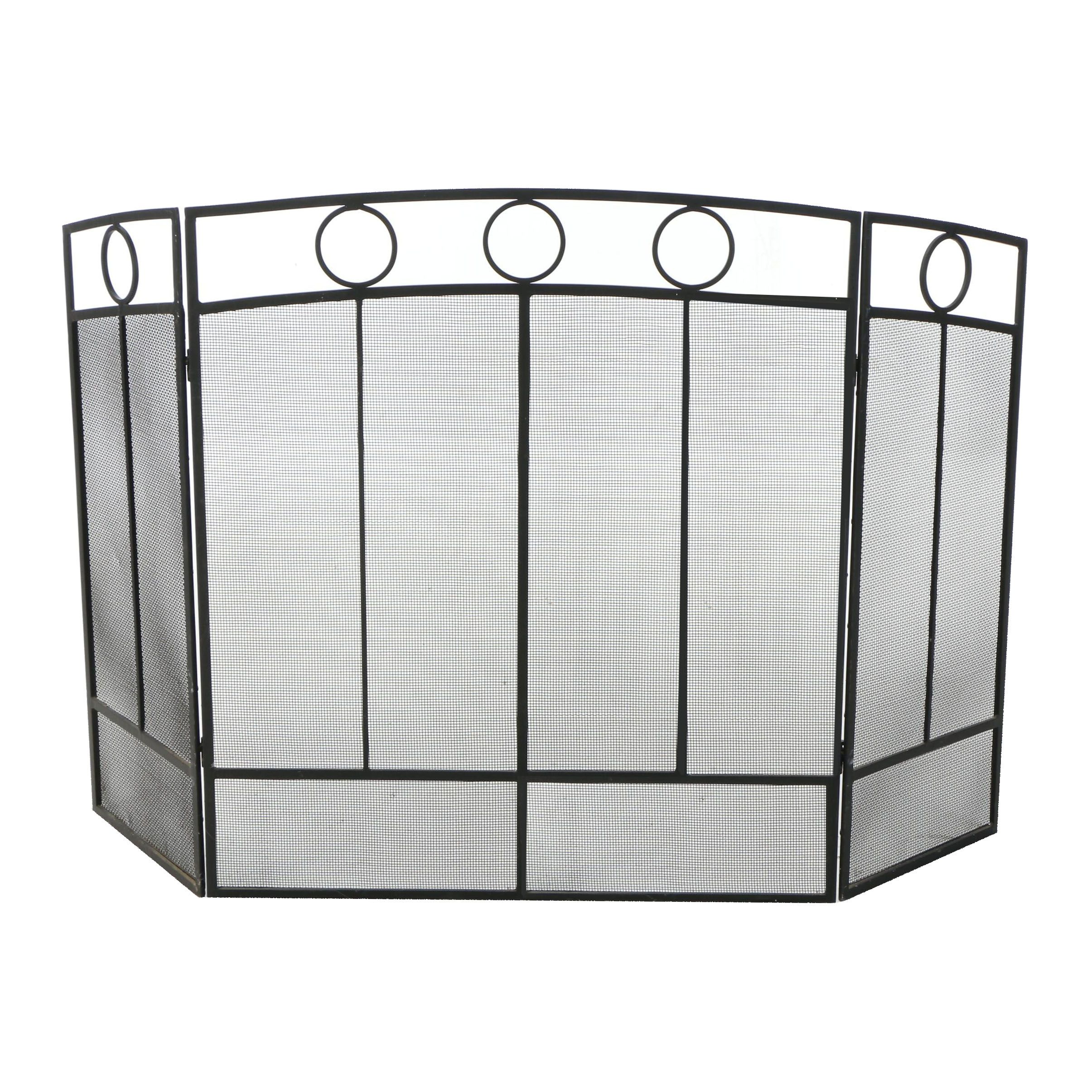 Fireplace Friend Log Splitter And Fireplace Screen Ebth