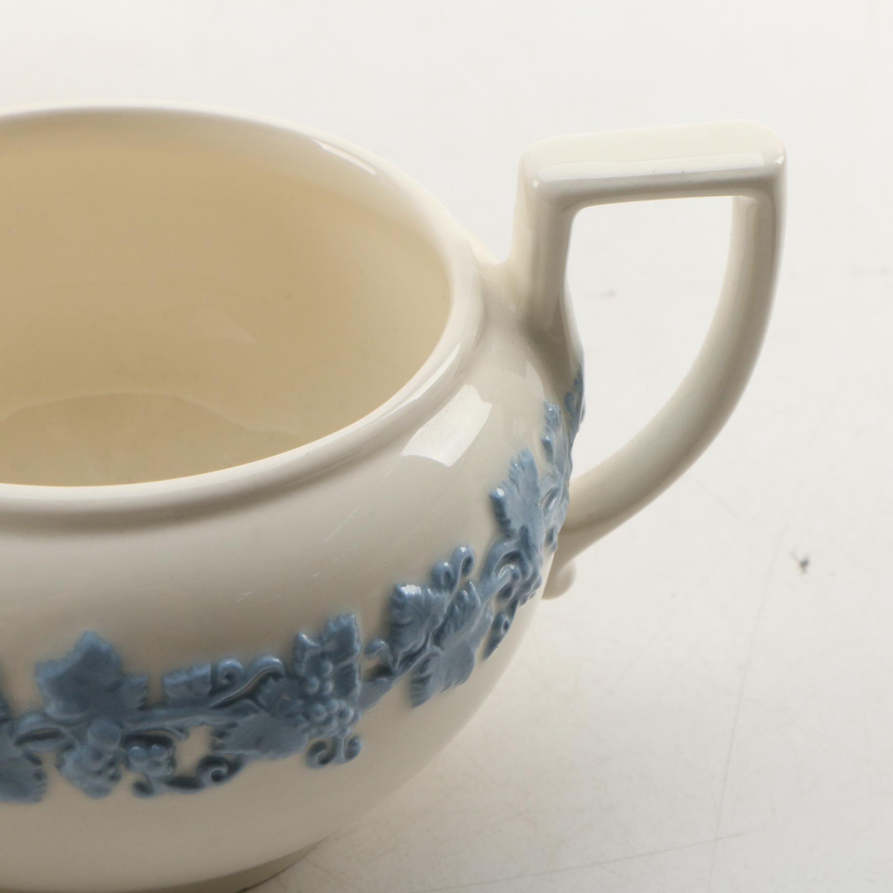 Wedgwood Etruria & Barlaston Embossed Queen's Ware Set EBTH