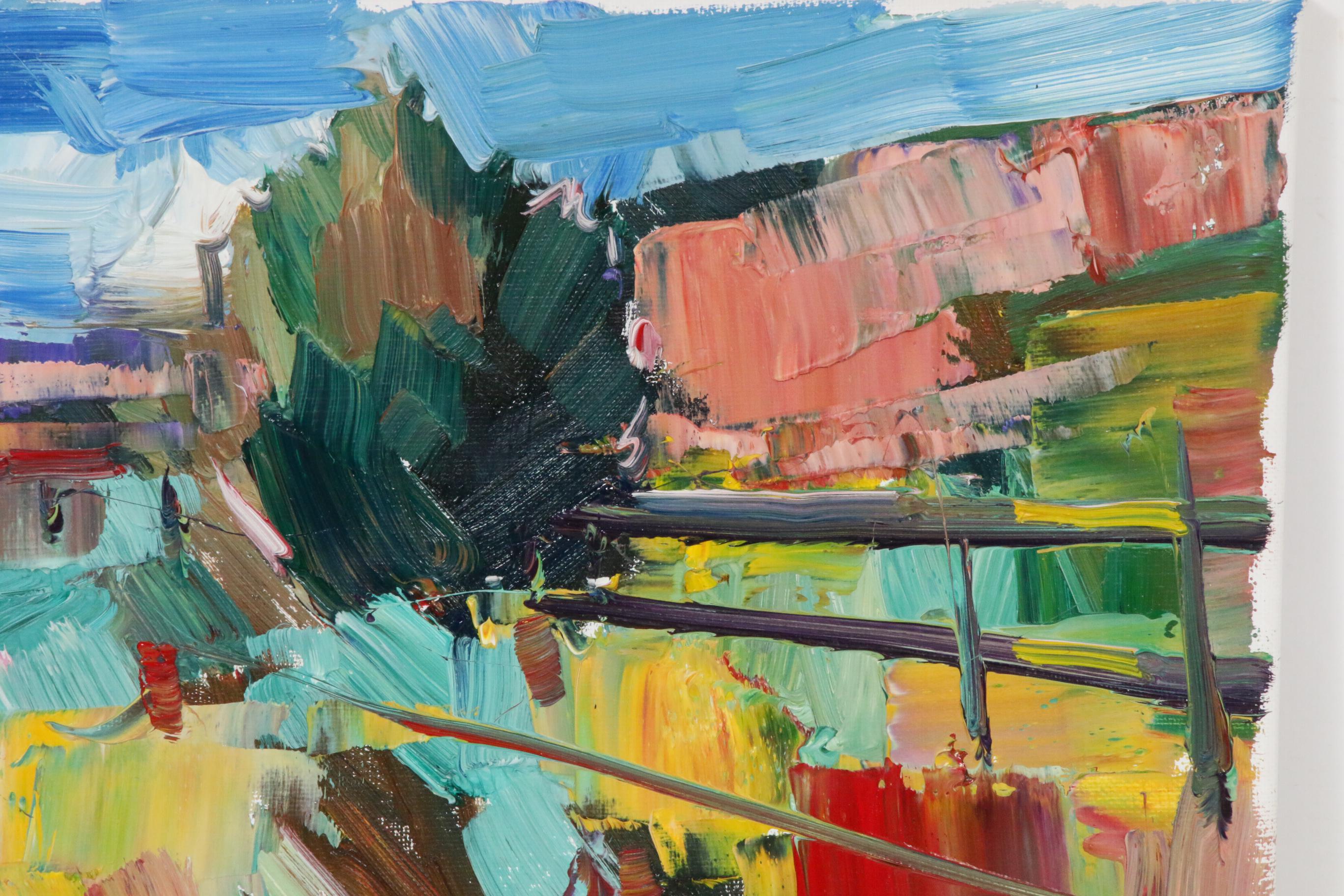 Jose Trujillo Landscape Oil Painting "The Stand Alone" | EBTH