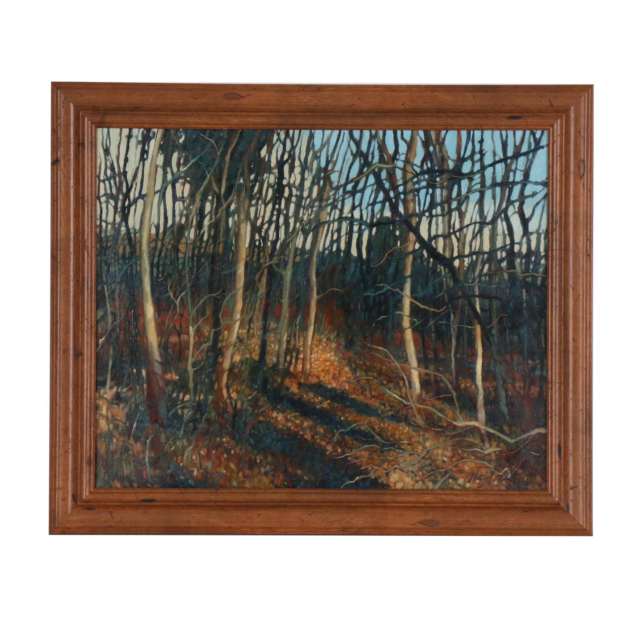 Susan Naylor Oil Painting The Old Homestead Road Ebth