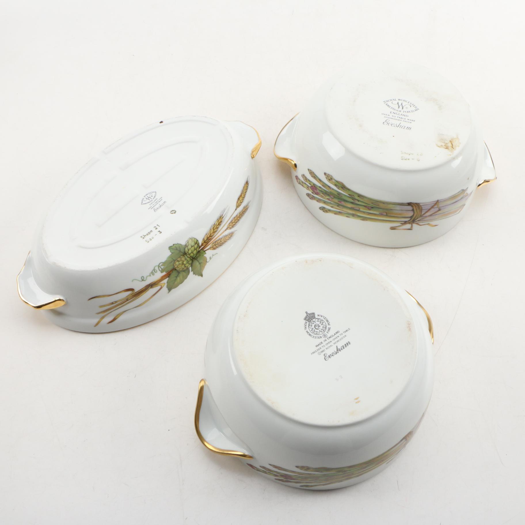 Royal Worcester "Evesham" Porcelain Serveware EBTH