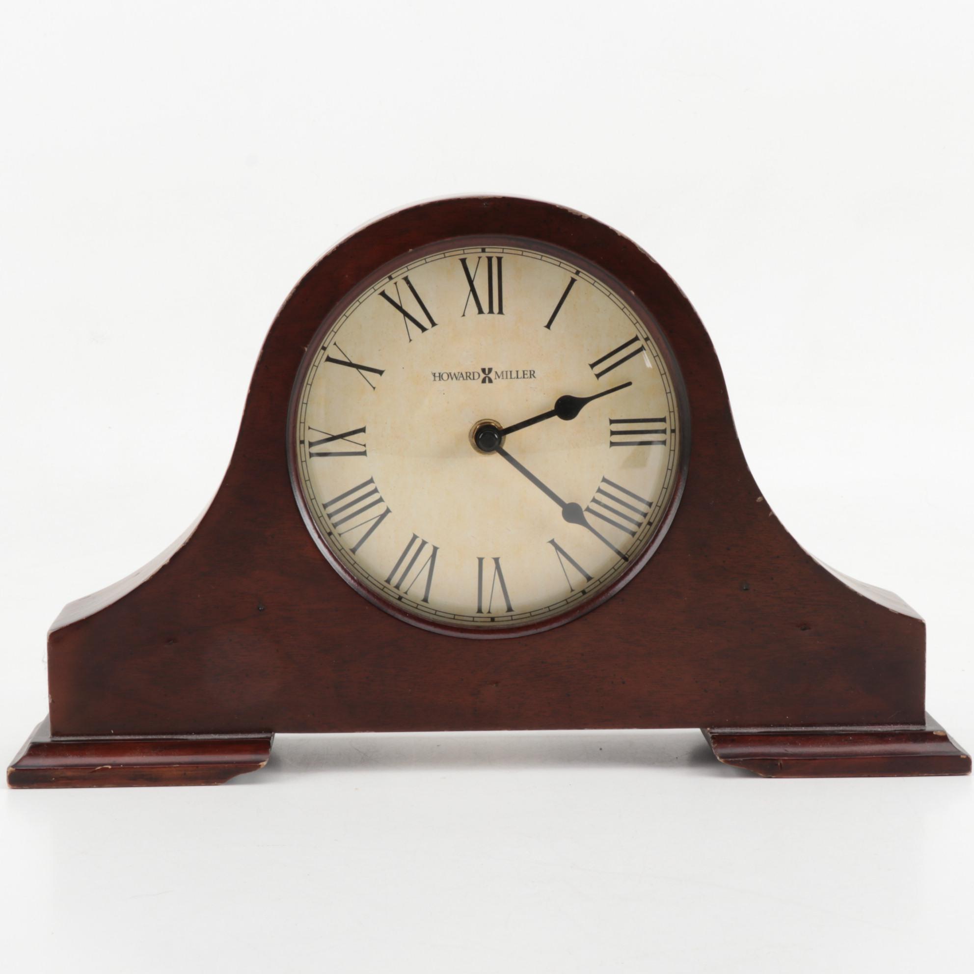 Howard Miller "Humphrey" Tambour Style Mantel Clock EBTH
