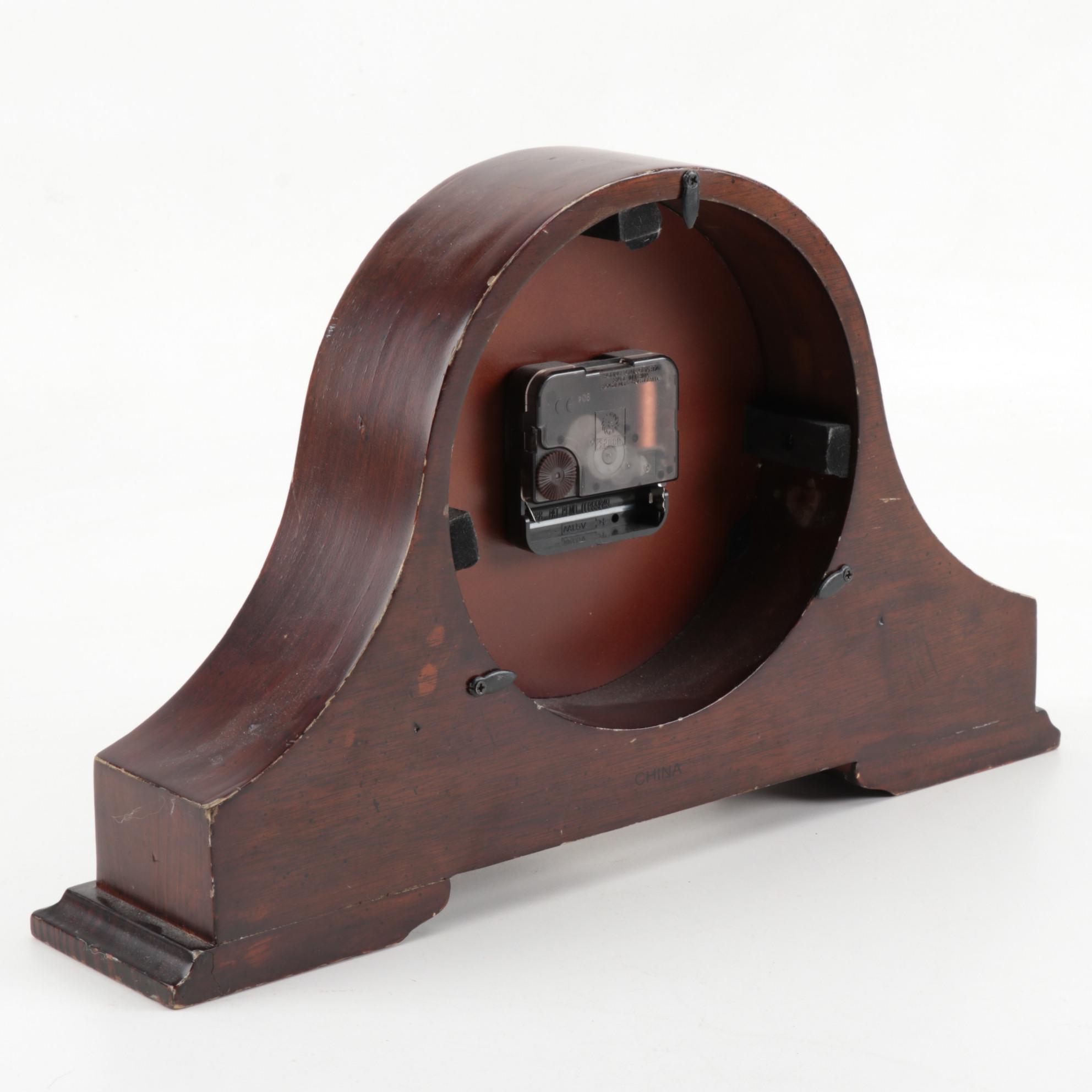 Howard Miller "Humphrey" Tambour Style Mantel Clock EBTH